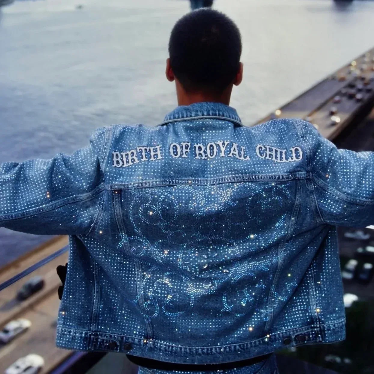 Diamond Vine Denim Jacket - BIRTH OF ROYAL CHILD - VENTURER