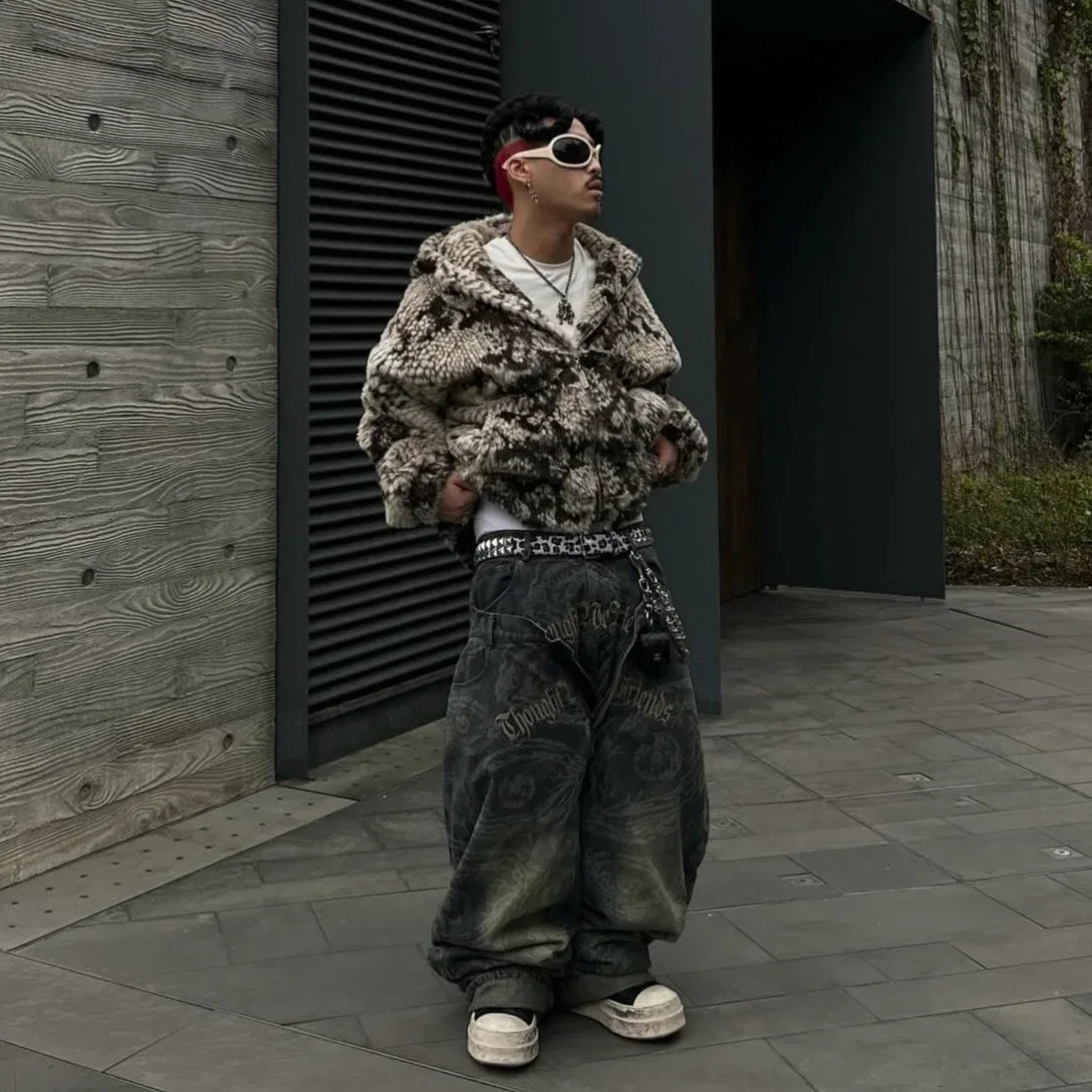 Snakes Jacket 2.0 Faux Fur Jacket - ThoughtWeFriends - VENTURER