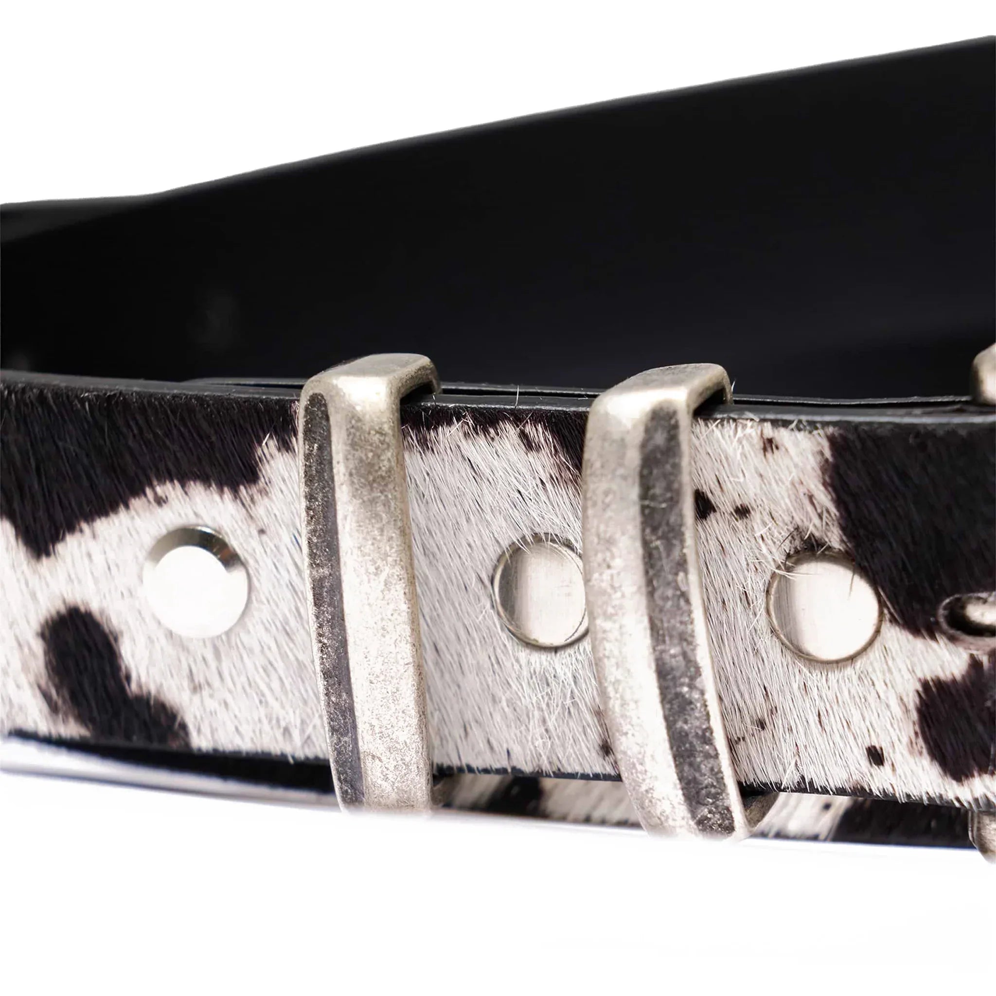 Cow Hide Rodeo Belt - REPRESENT - VENTURER