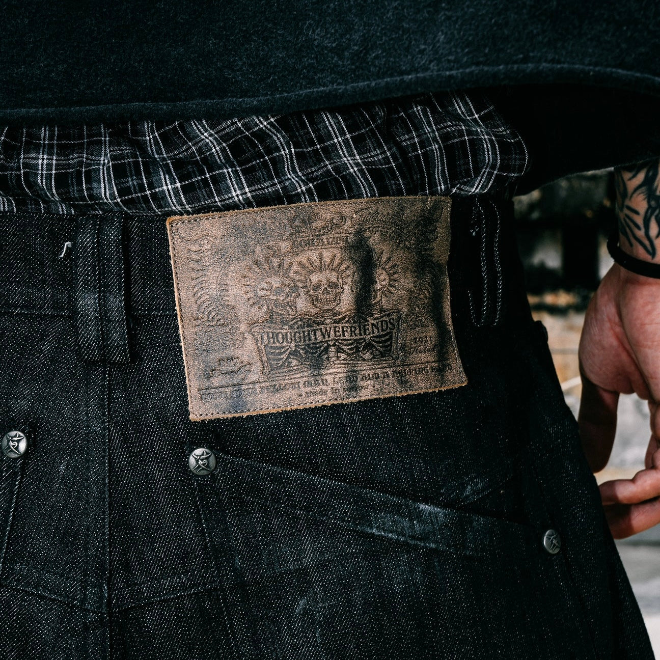 Devlin Distressed Baggy Denims