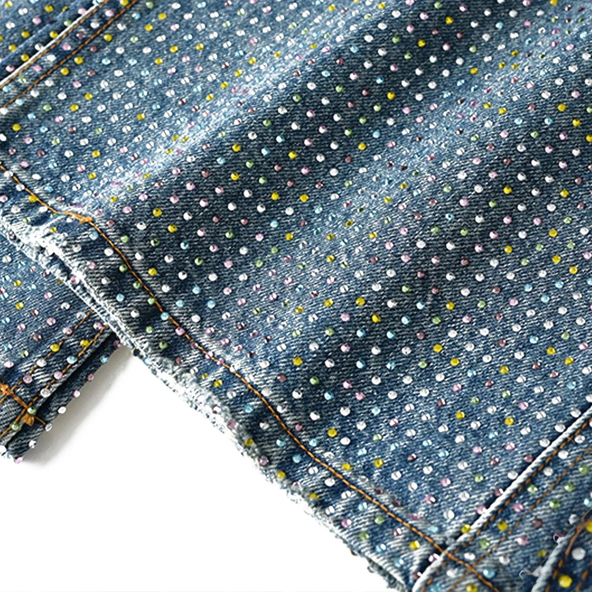 Graffiti Logo Diamond Denim - BIRTH OF ROYAL CHILD - VENTURER