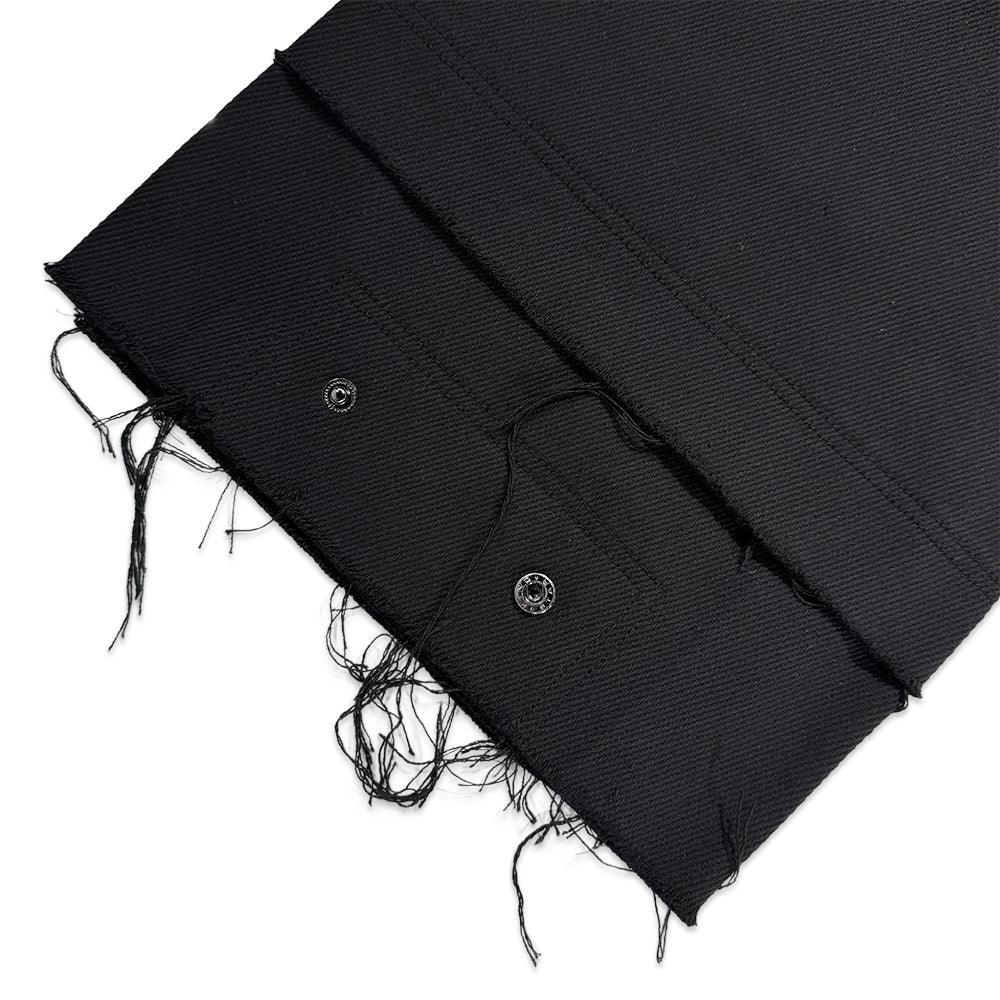 Stucked Belt Low Density Cotton and Raw-edged Pants - BLR BLUER - VENTURER