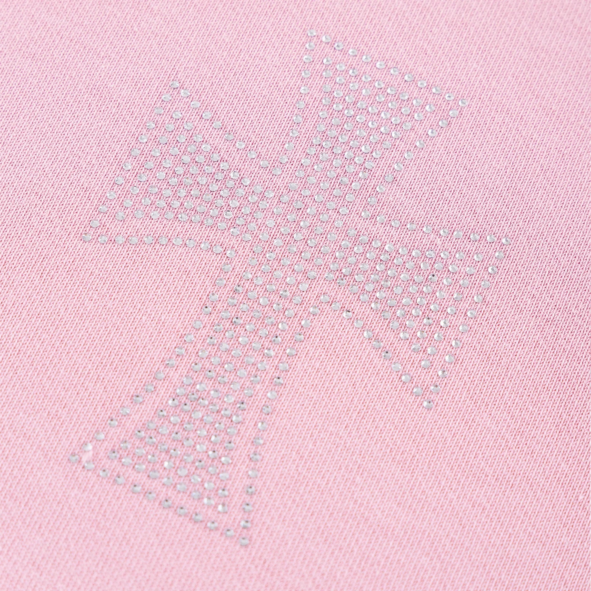 Cross Rhinestone Zip Up Hoodie - UNKNOWN LONDON - VENTURER