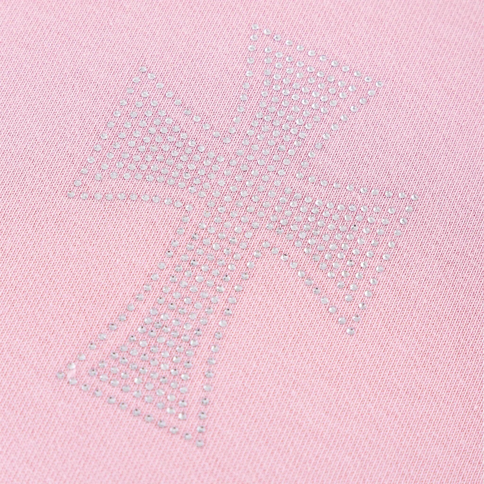 Cross Rhinestone Zip Up Hoodie - UNKNOWN LONDON - VENTURER