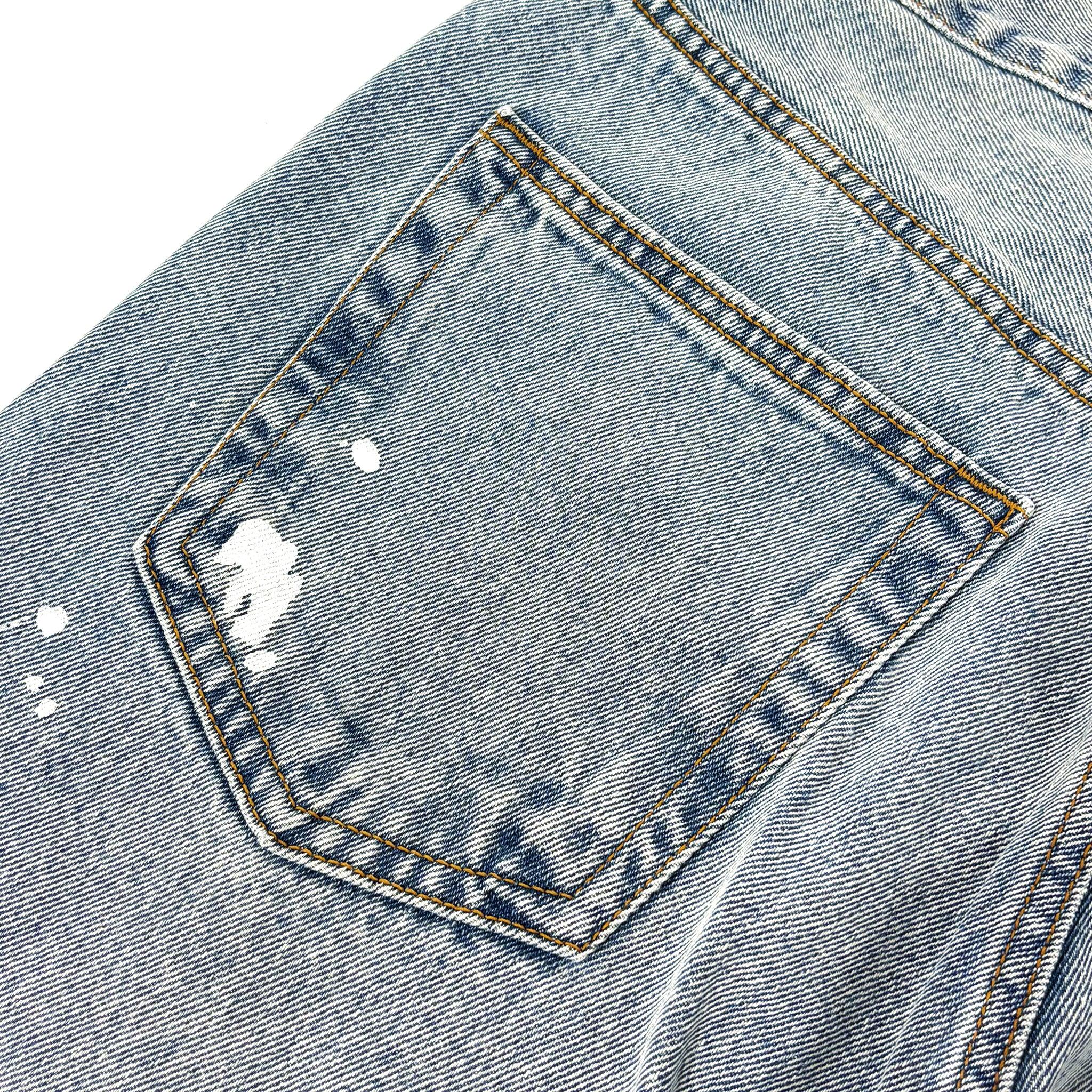 Paint Splatter Baggy Jeans