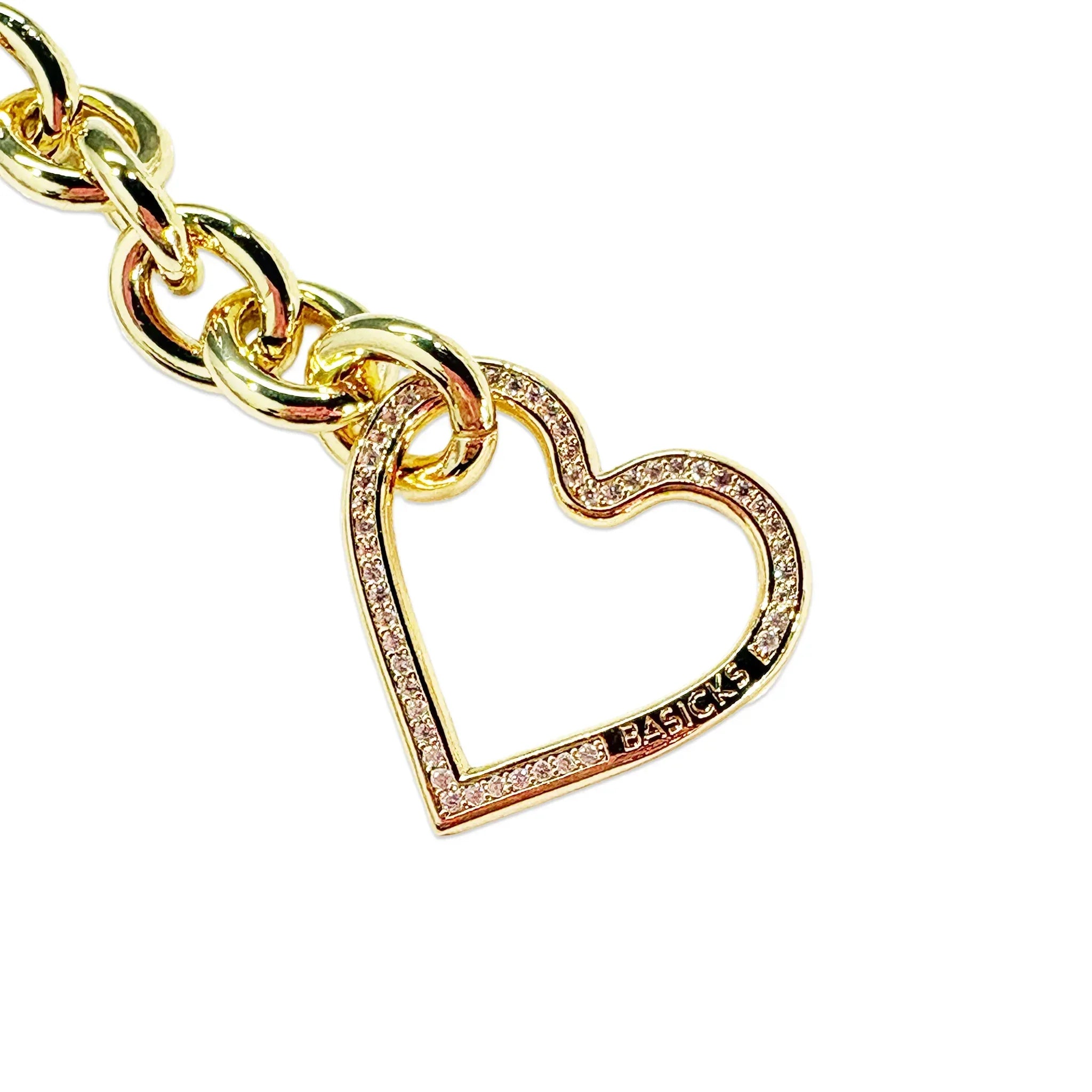 Heart Link Flow Necklace - BASICKS - VENTURER