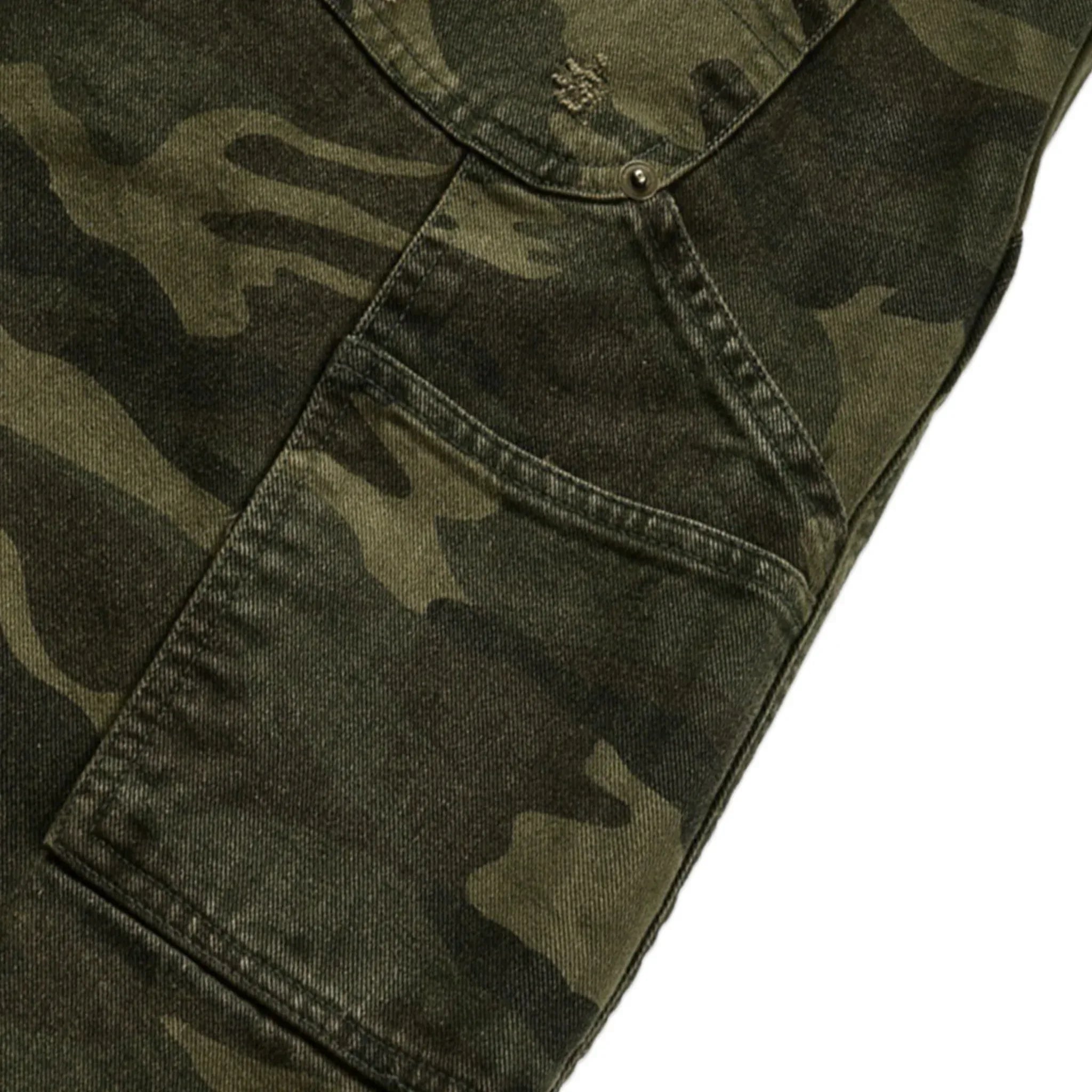 Double Layered Distressed Camo Pants - EMOstanceclub - VENTURER
