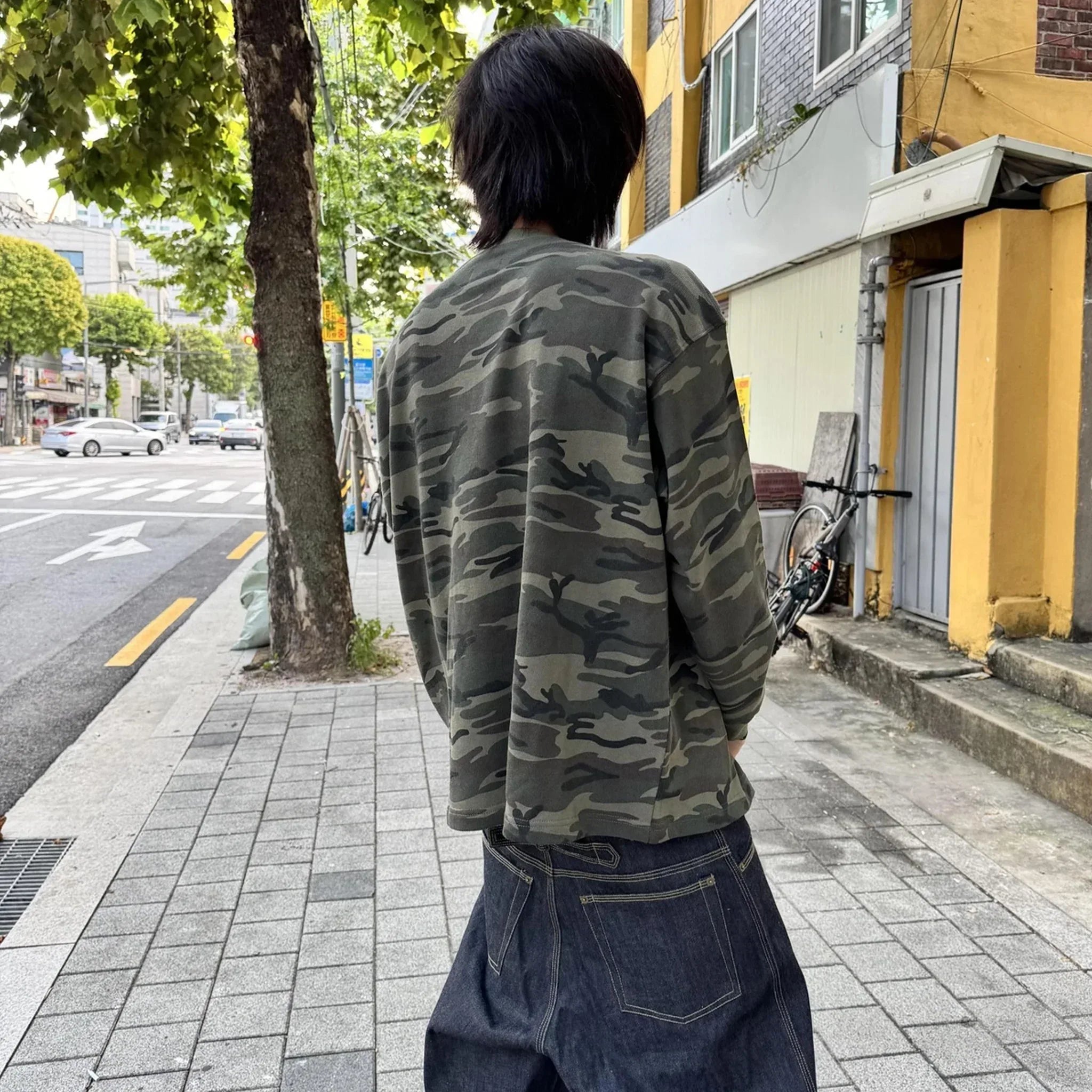 Camouflage Crew Neck Sleeve - EMOstanceclub - VENTURER