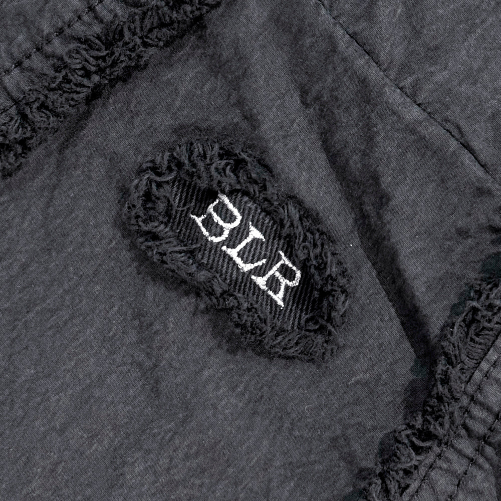 Destroyed Gradation Washing Puffer Jacket