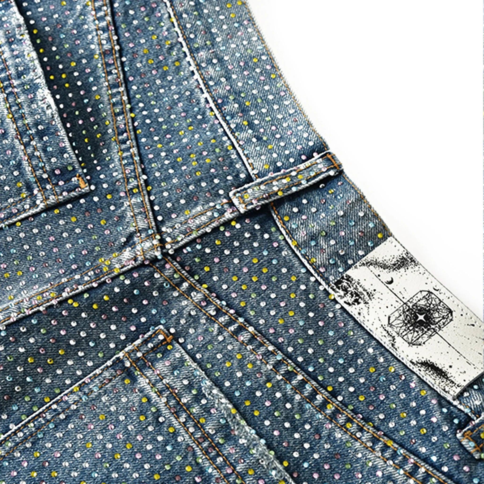 Graffiti Logo Diamond Denim - BIRTH OF ROYAL CHILD - VENTURER