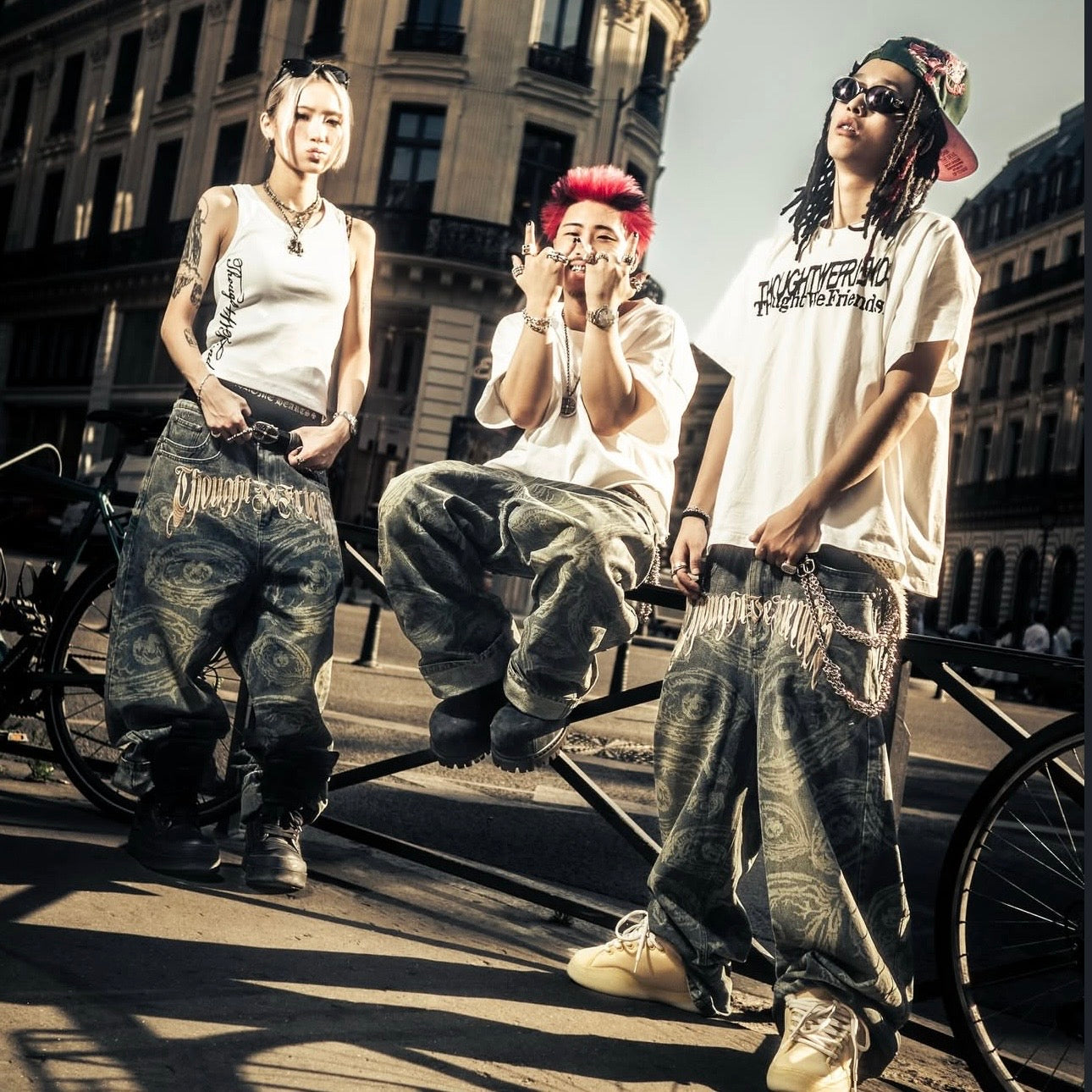 Eyethought 2.0 Distressed Baggy Denims