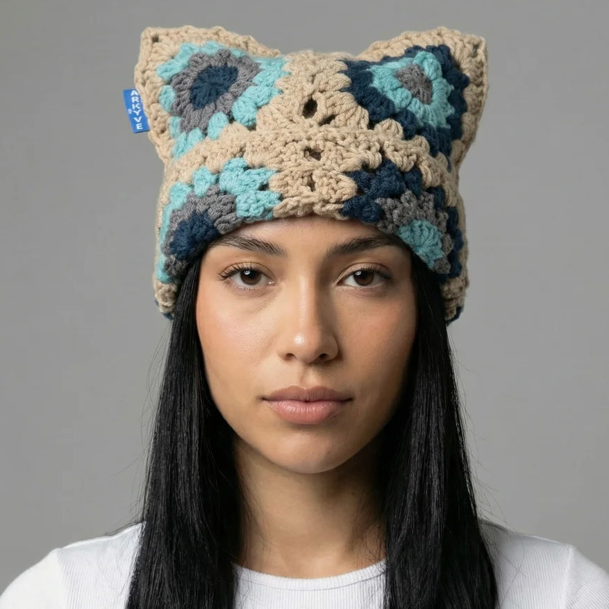 Paris Crochet Cat Hat