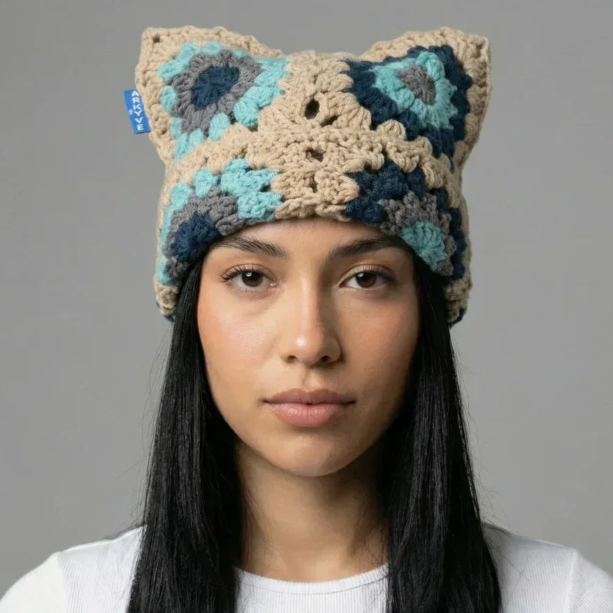 Lagoon Crochet Cat Hat - ARKYVE - VENTURER