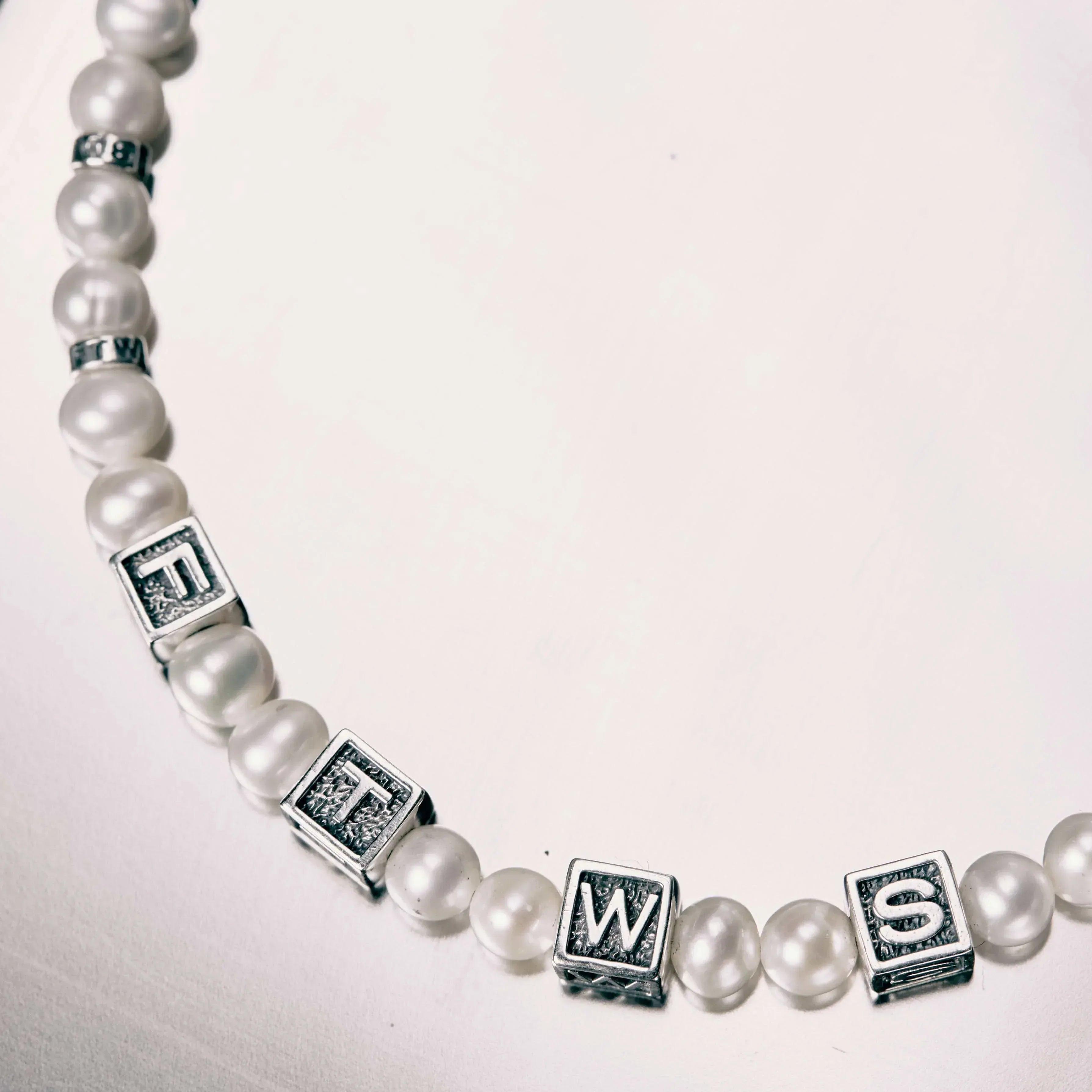 Block Pearl Bracelet - FOR THOSE WHO SIN - VENTURER