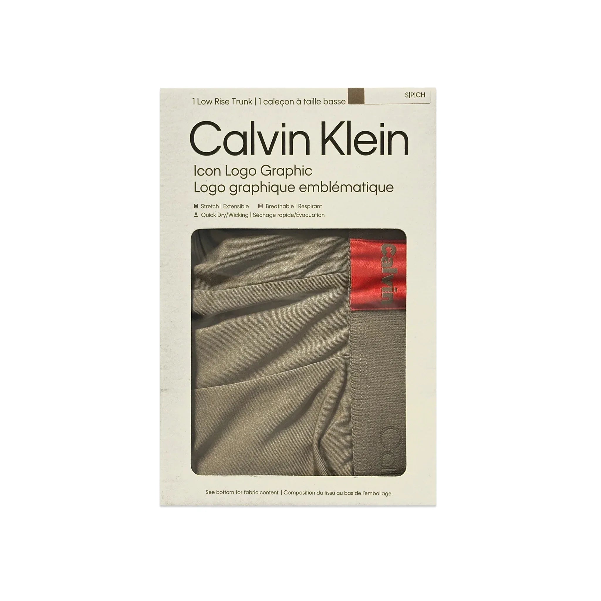Modern Logo Patch Low Rise Trunk - CALVIN KLEIN - VENTURER