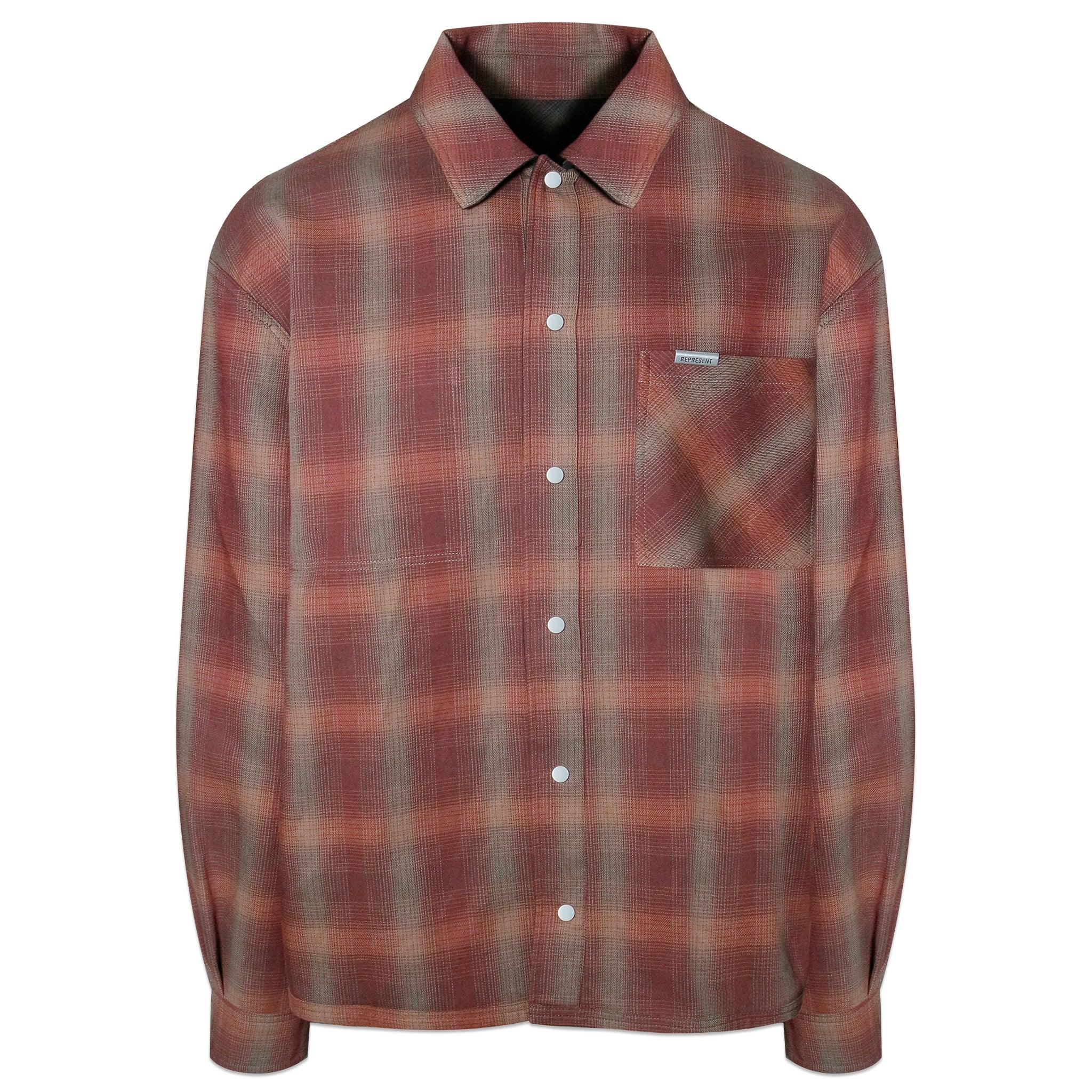 Bonded Reversible Plaid Shirt