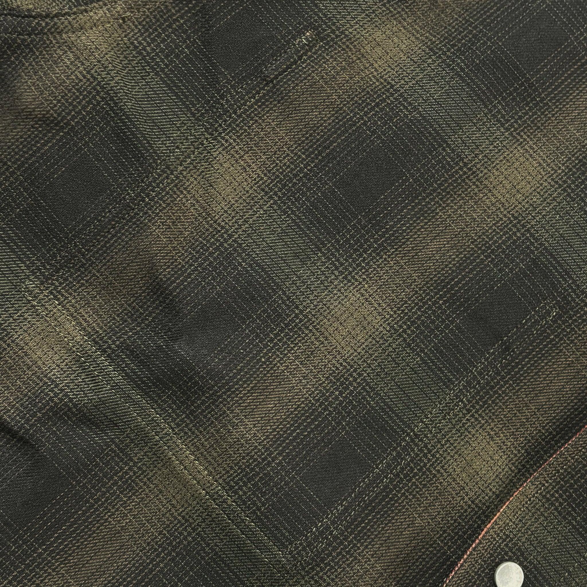 Bonded Reversible Plaid Shirt