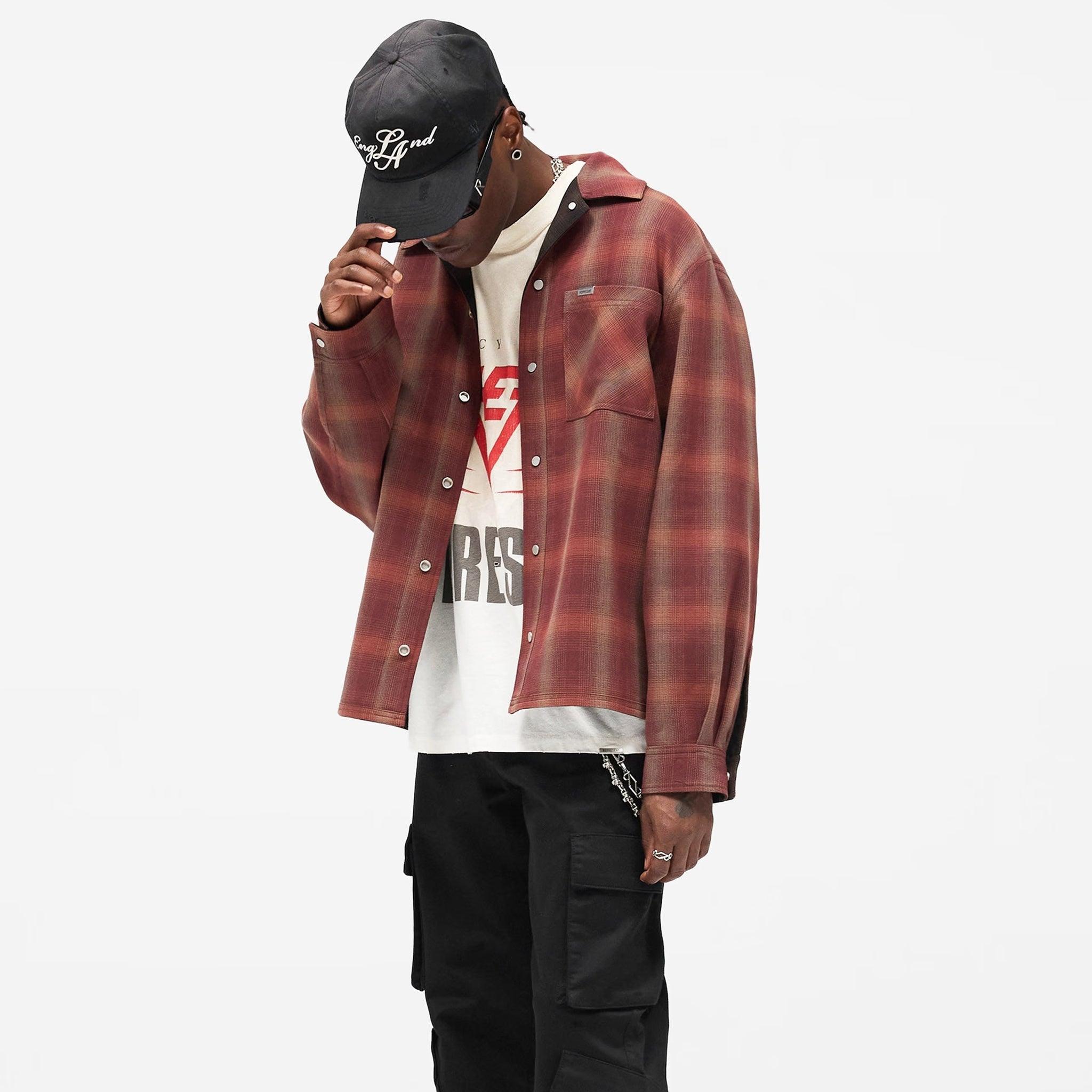 Bonded Reversible Plaid Shirt