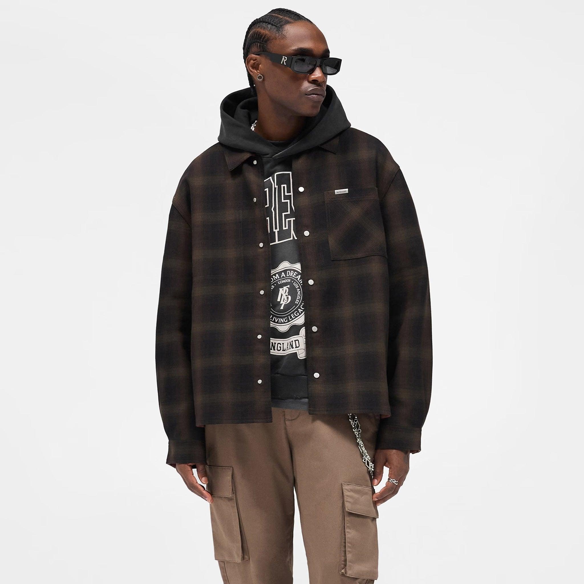 Bonded Reversible Plaid Shirt