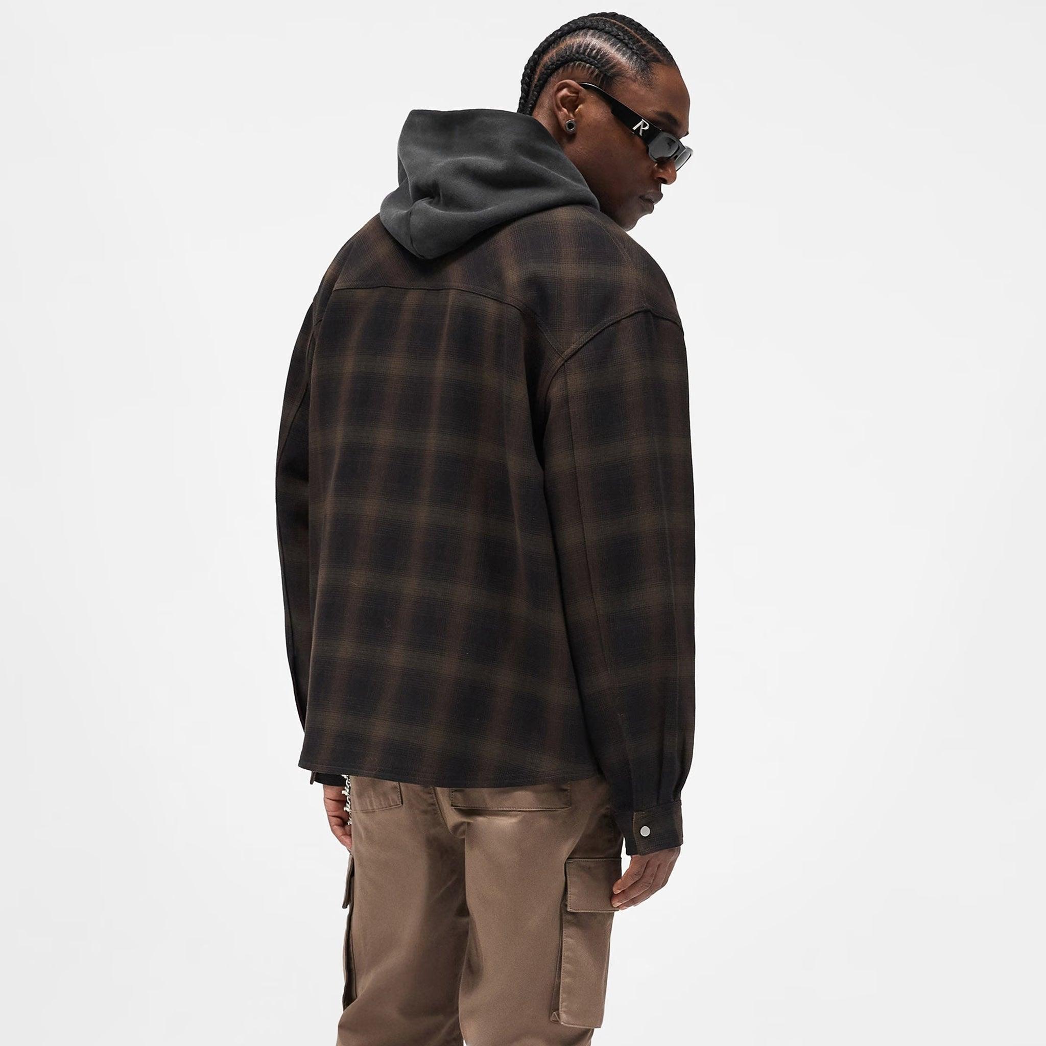 Bonded Reversible Plaid Shirt