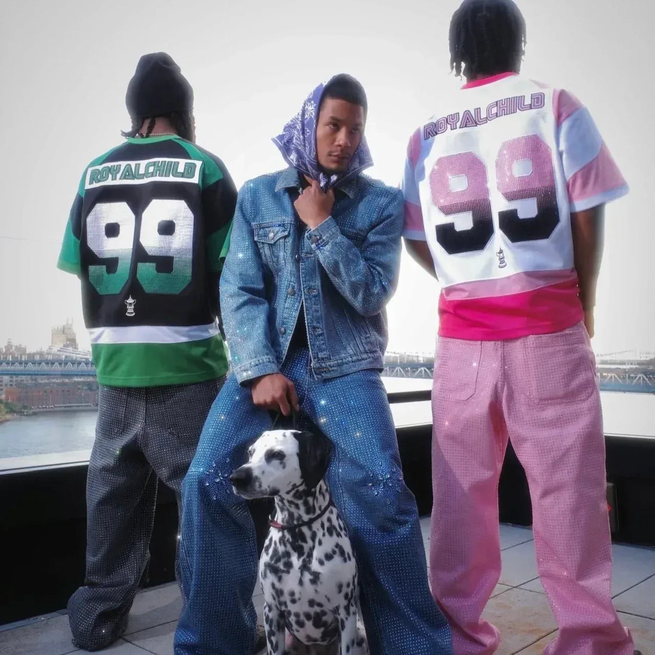 Diamond Vine Denim Jacket - BIRTH OF ROYAL CHILD - VENTURER