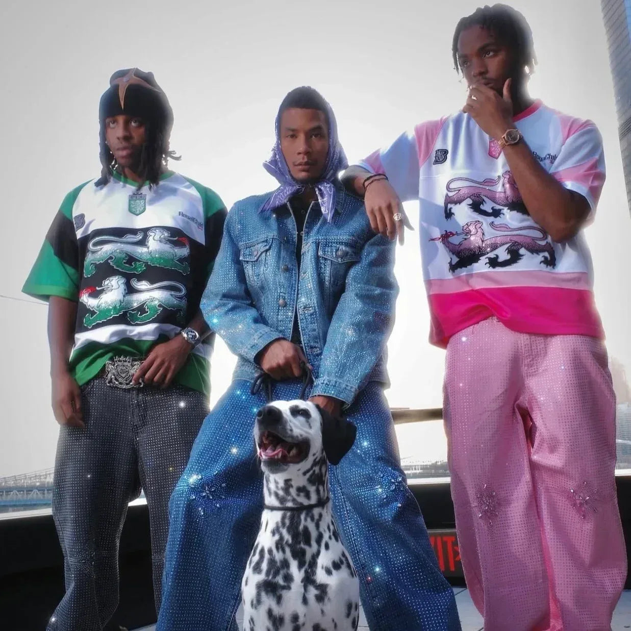 Diamond Vine Denim Jacket - BIRTH OF ROYAL CHILD - VENTURER