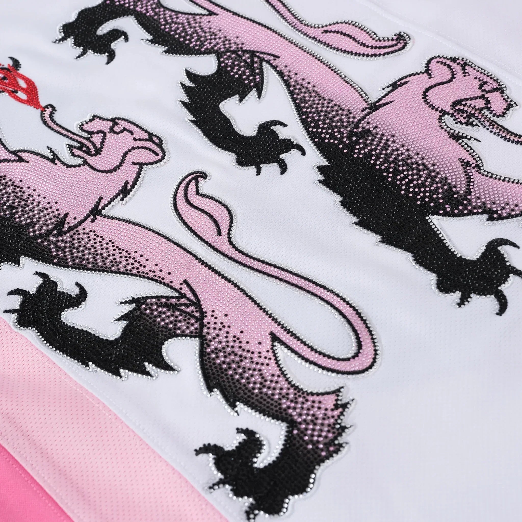 Double Lion Rhinestone Jersey - BIRTH OF ROYAL CHILD - VENTURER