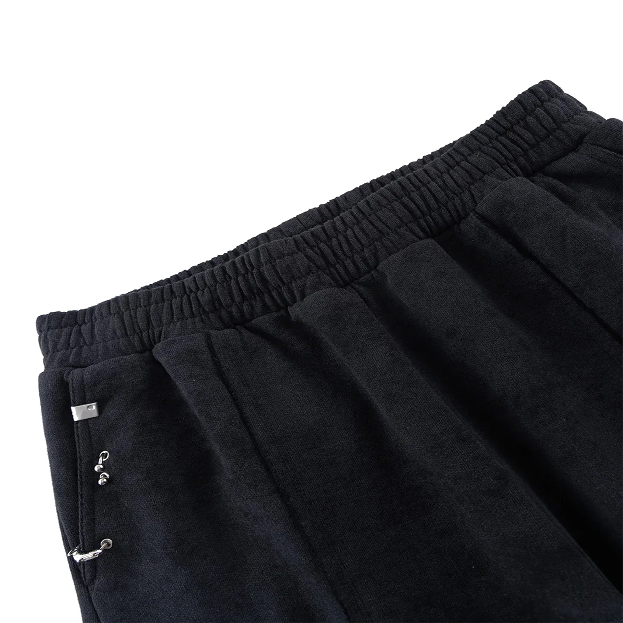 Dagger Cross Leather Patch Baggy Jogger Pants - UNKNOWN LONDON - VENTURER