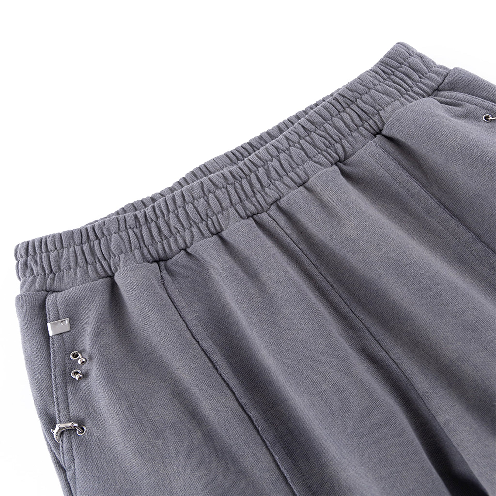 Dagger Cross Leather Patch Baggy Jogger Pants