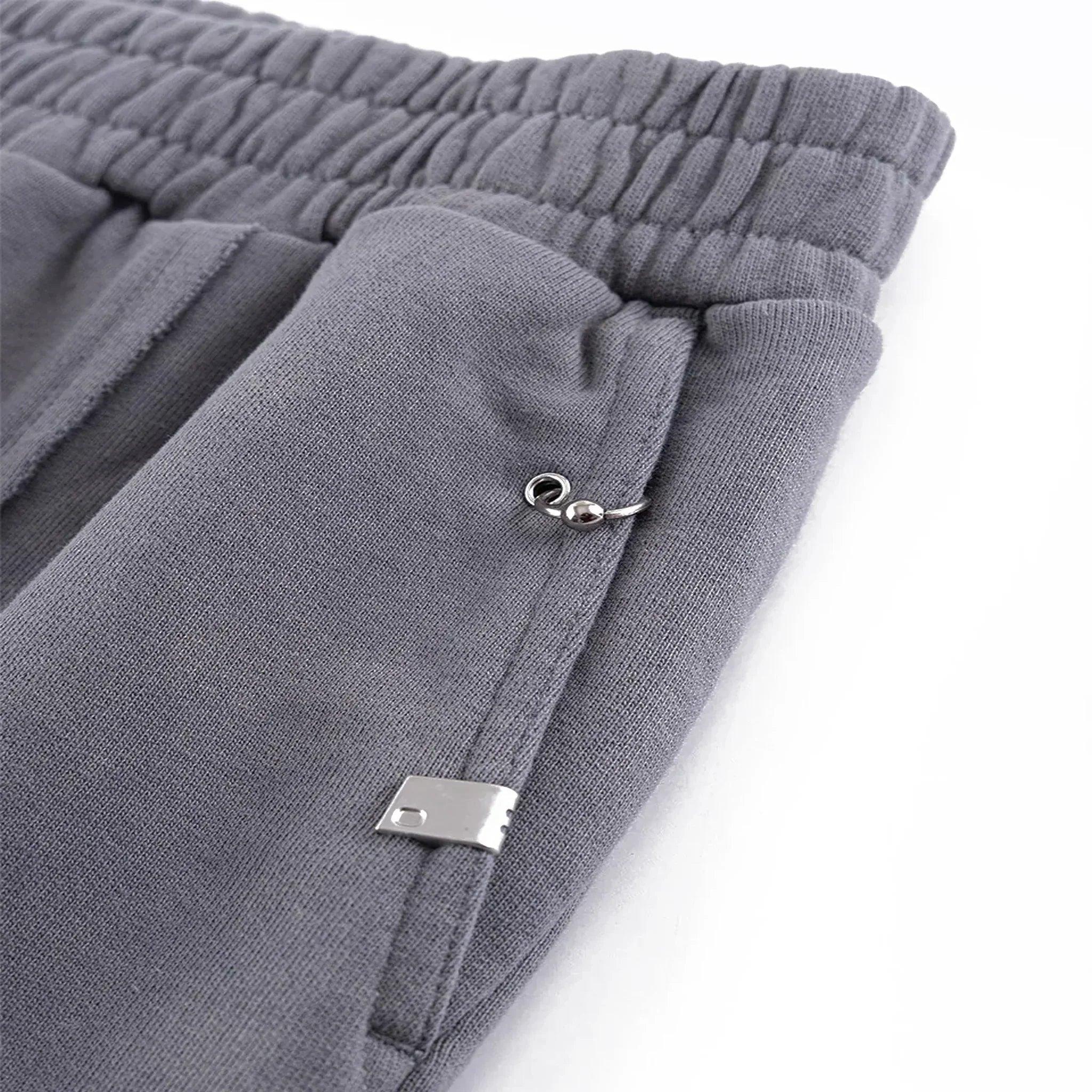 Dagger Cross Leather Patch Baggy Jogger Pants - UNKNOWN LONDON - VENTURER