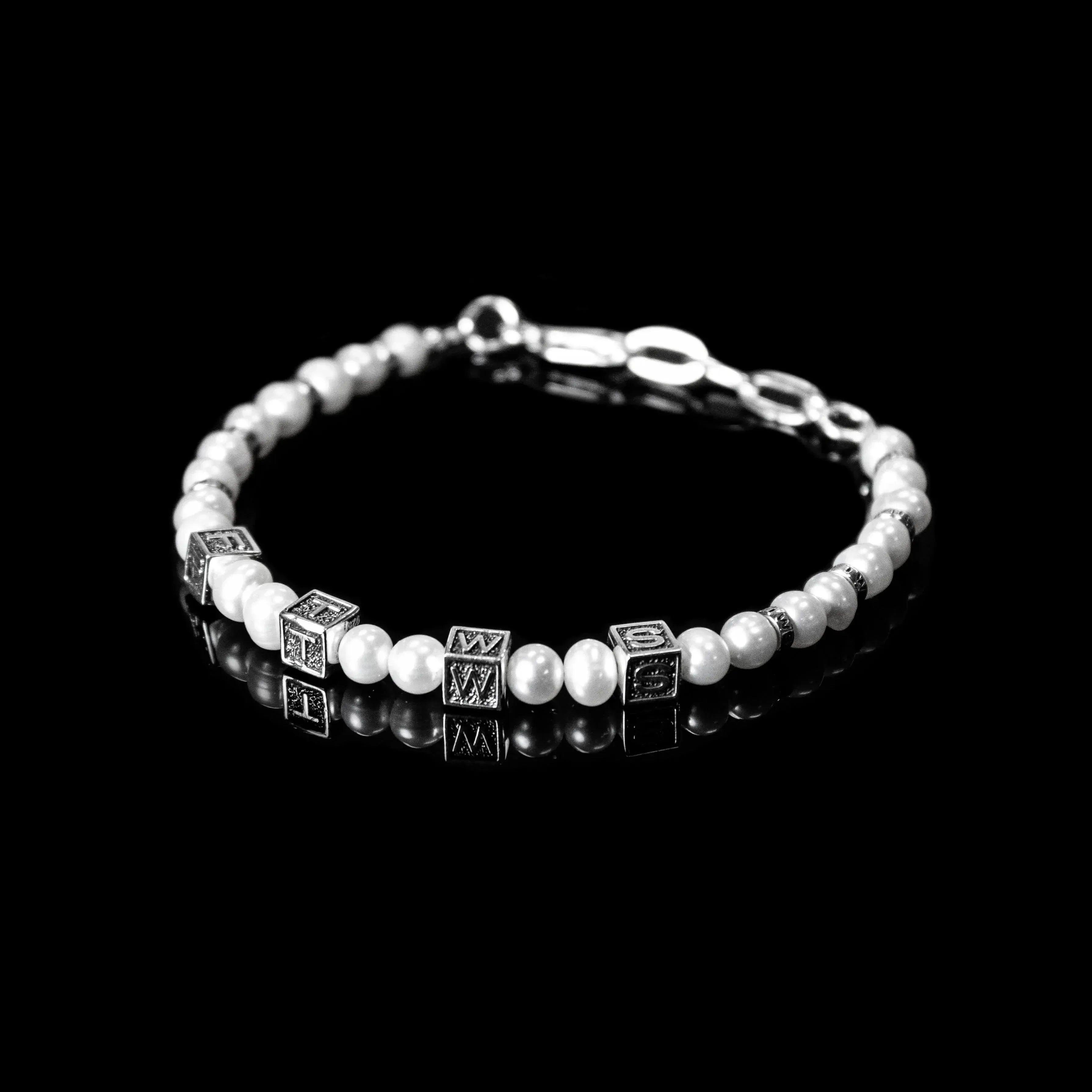 Block Pearl Bracelet - FOR THOSE WHO SIN - VENTURER