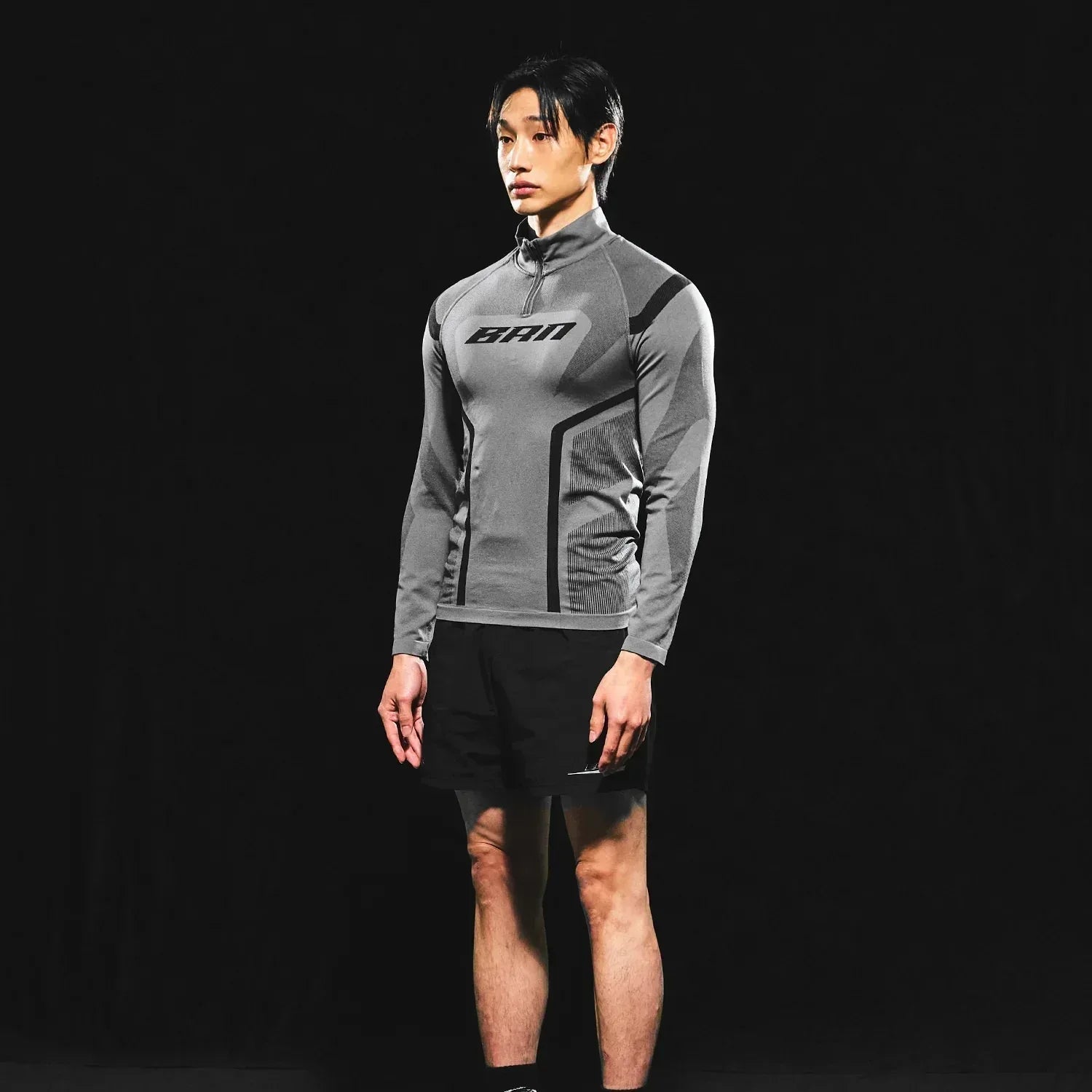 BRN Eclipse Seamless Half Zip Up Long Sleeve - BORNTOWIN - VENTURER