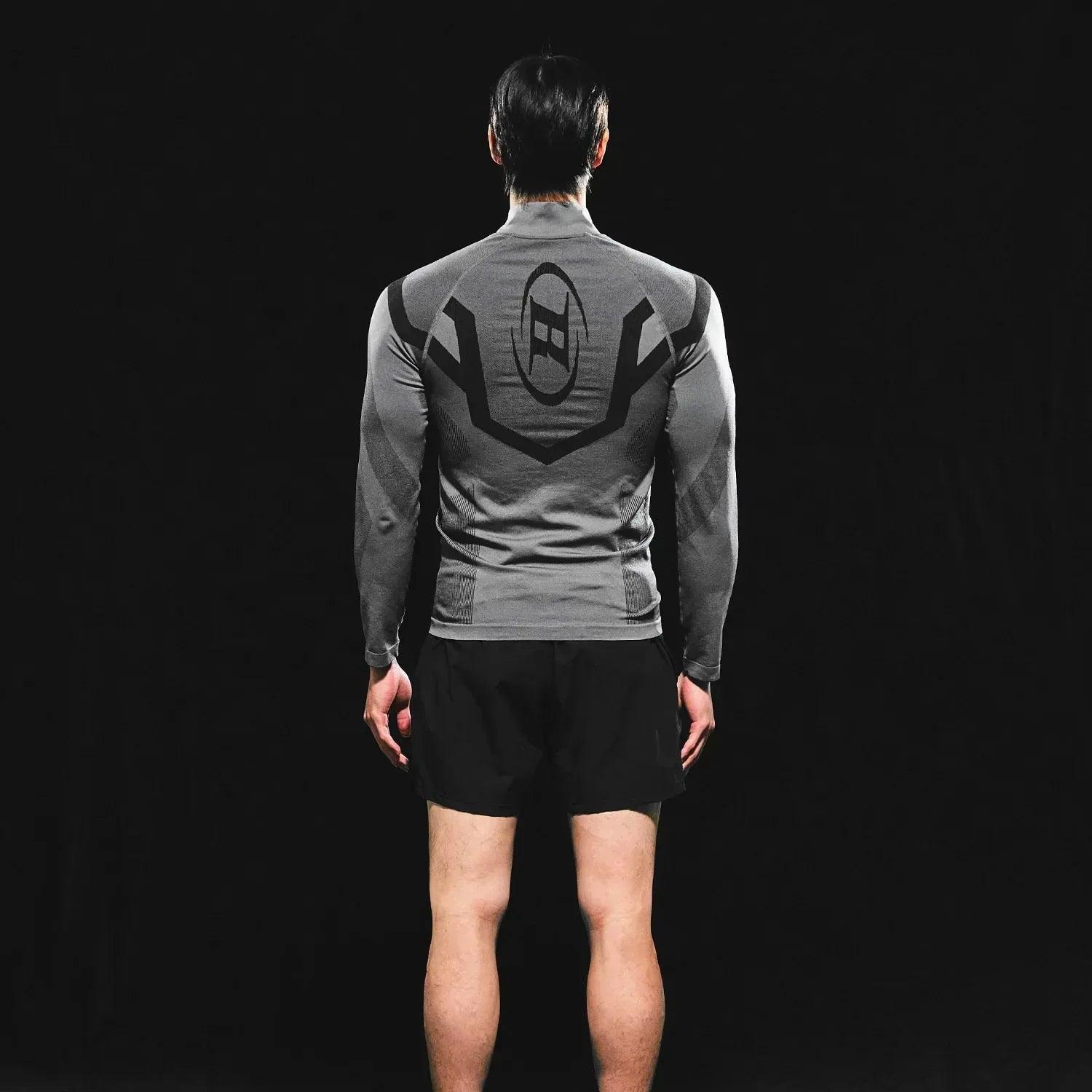 BRN Eclipse Seamless Half Zip Up Long Sleeve - BORNTOWIN - VENTURER