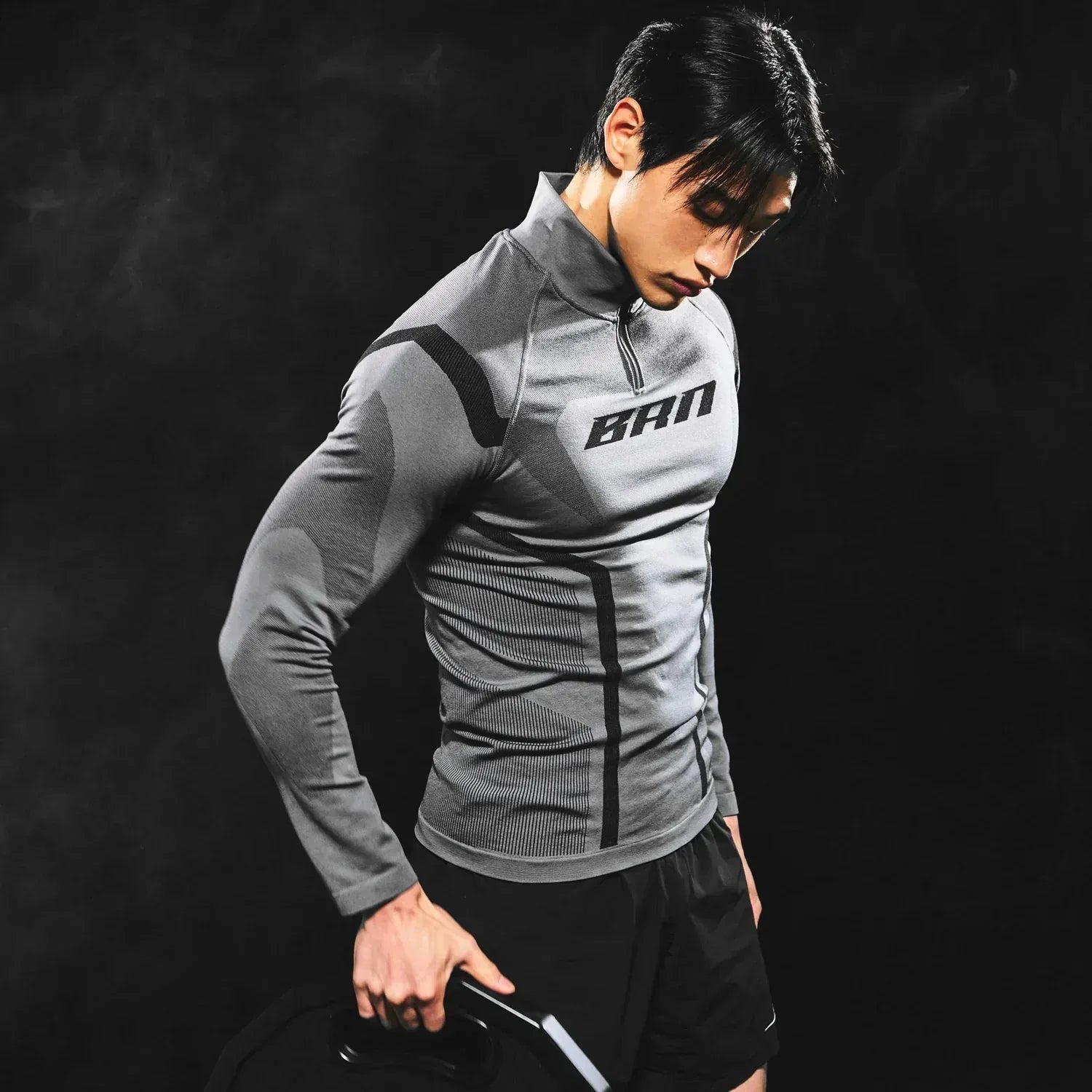 BRN Eclipse Seamless Half Zip Up Long Sleeve - BORNTOWIN - VENTURER