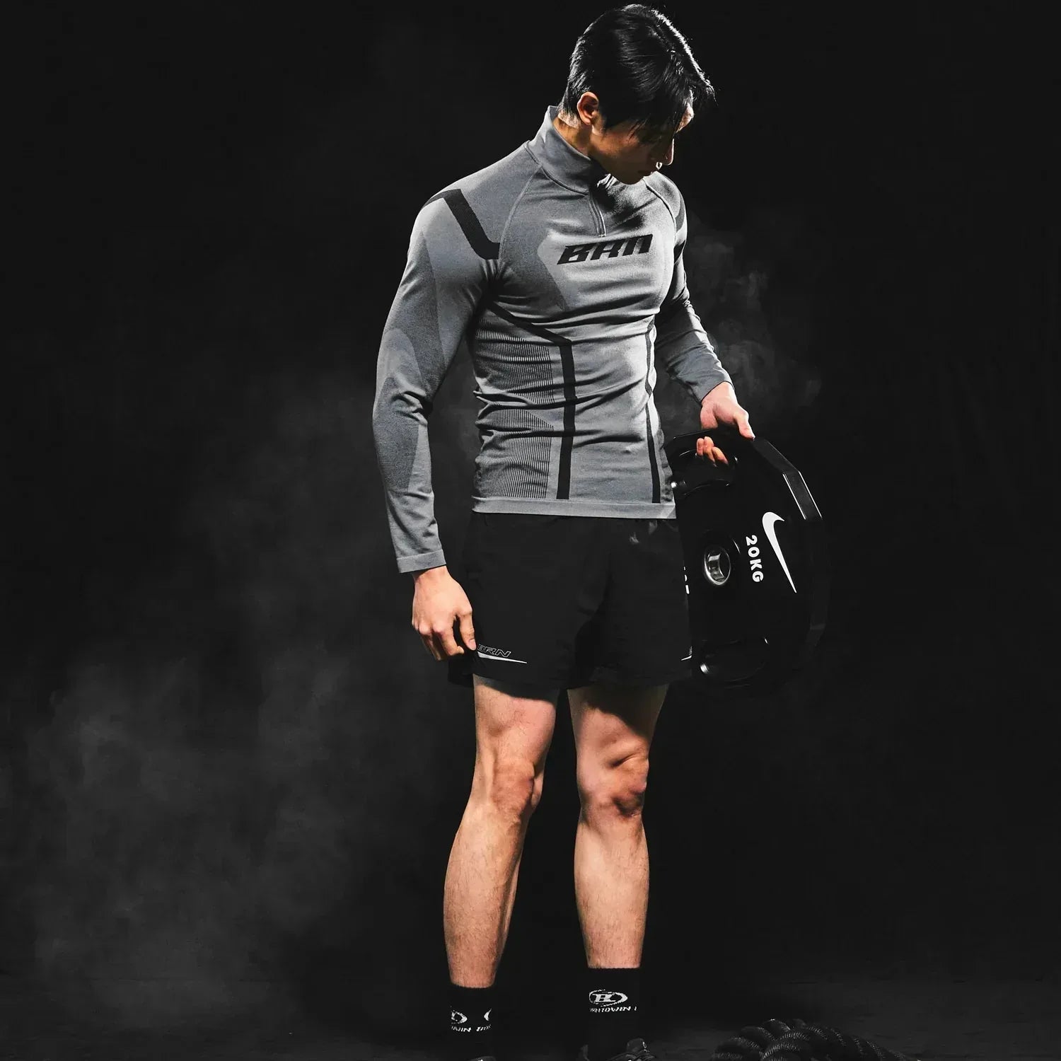 BRN Eclipse Seamless Half Zip Up Long Sleeve - BORNTOWIN - VENTURER