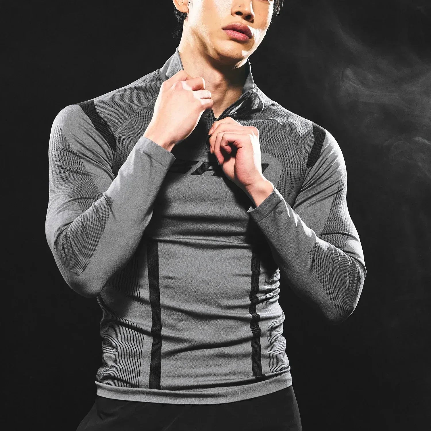 BRN Eclipse Seamless Half Zip Up Long Sleeve - BORNTOWIN - VENTURER