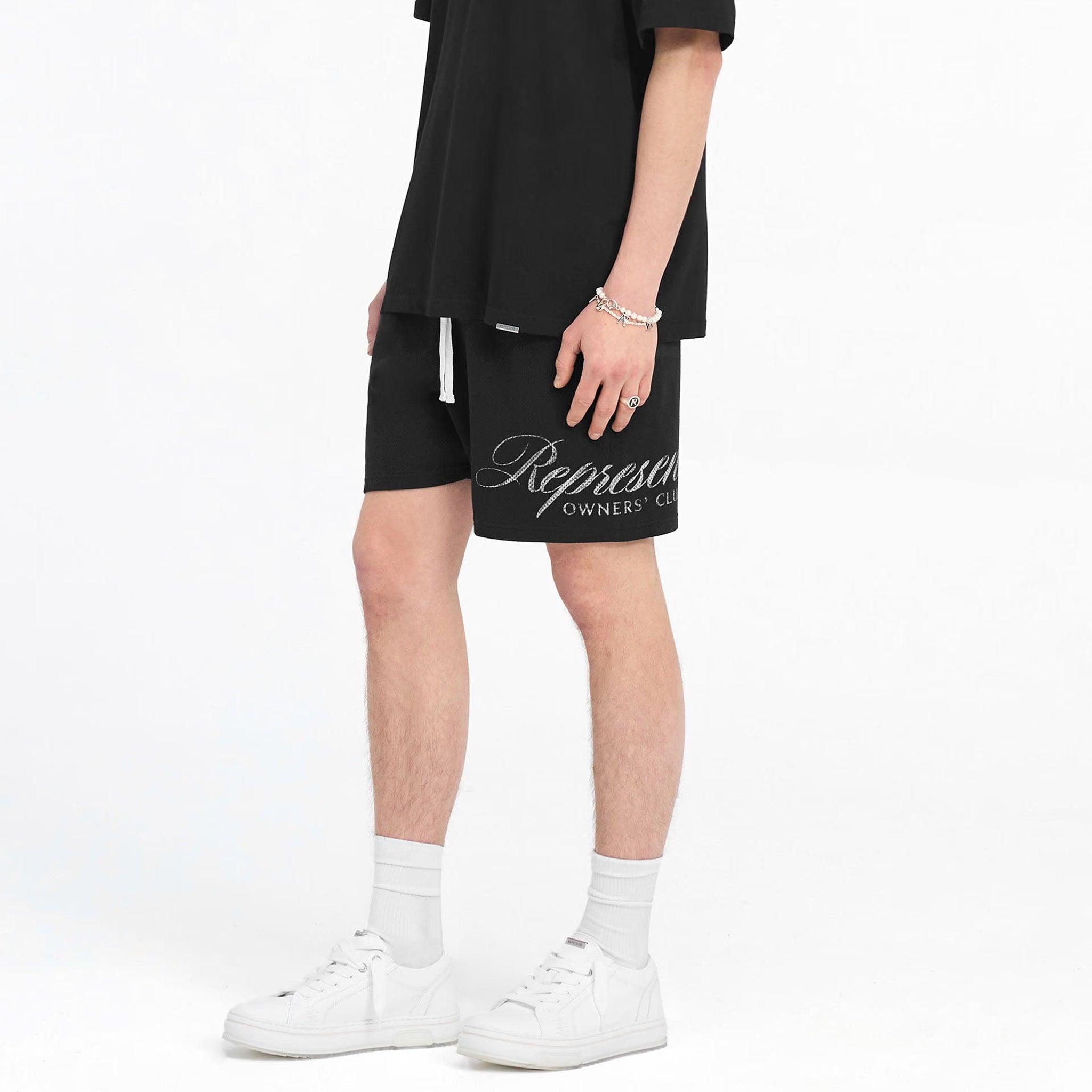 Owners Club Script Mesh Shorts