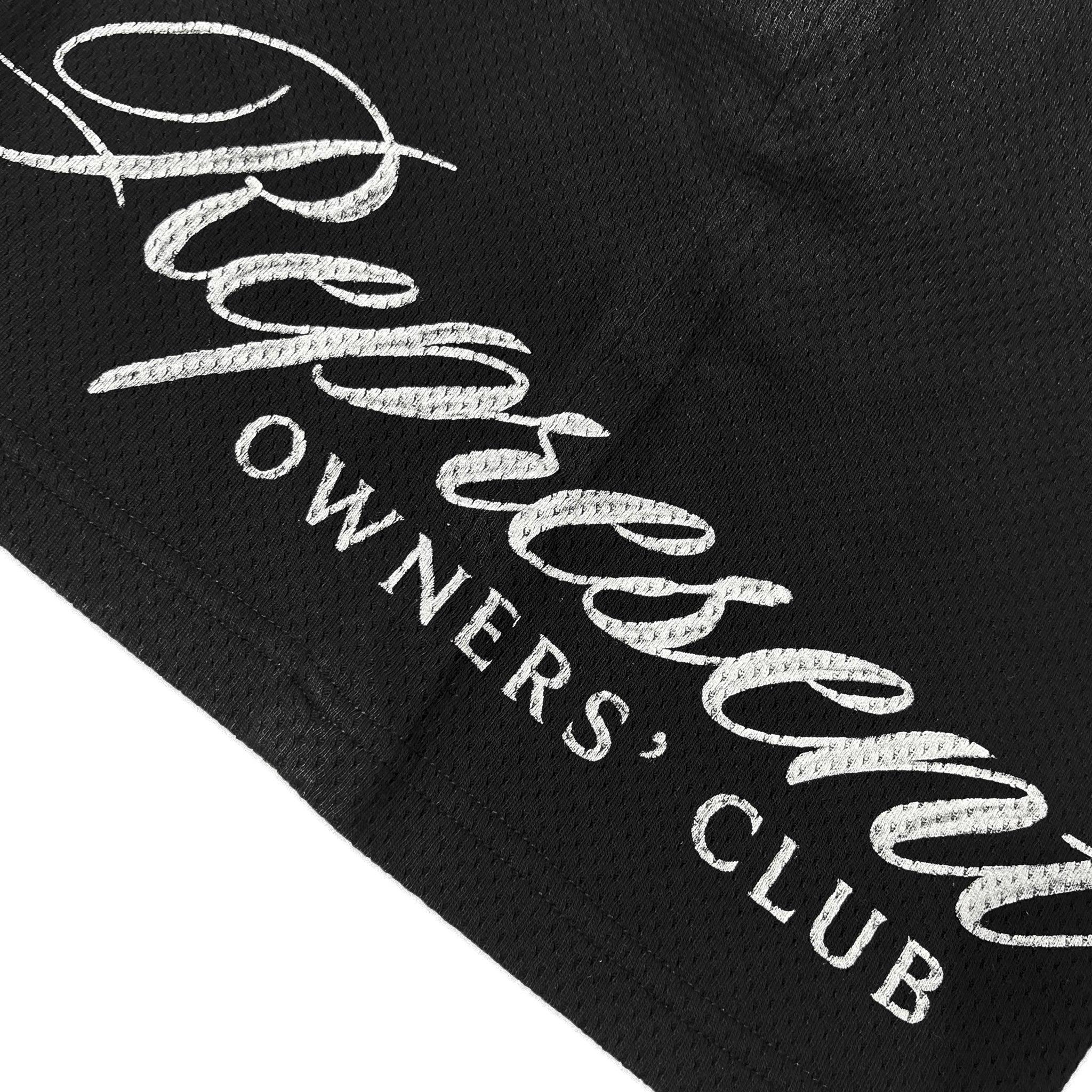 Owners Club Script Mesh Shorts