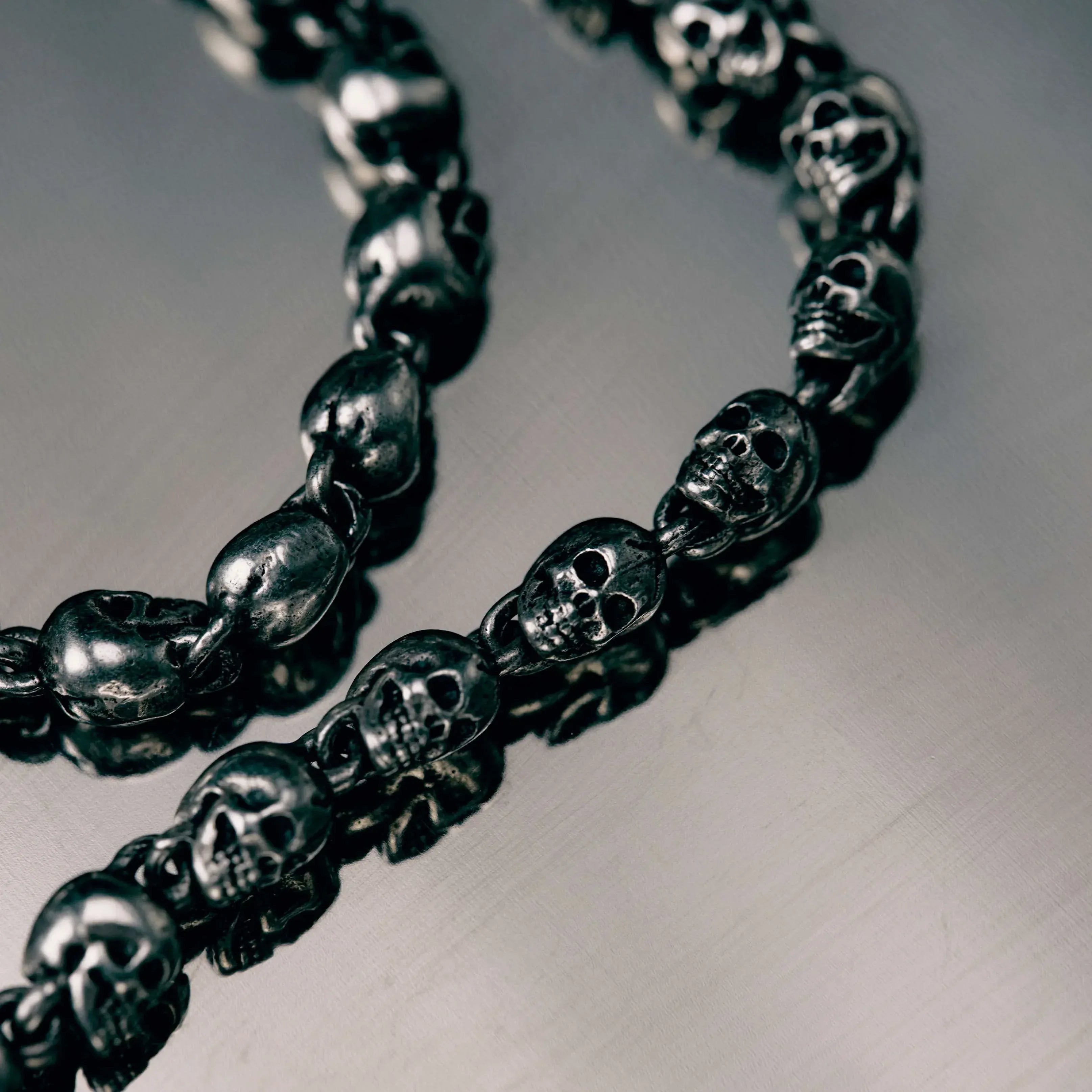 Skull Link Chain Necklace - FOR THOSE WHO SIN - VENTURER