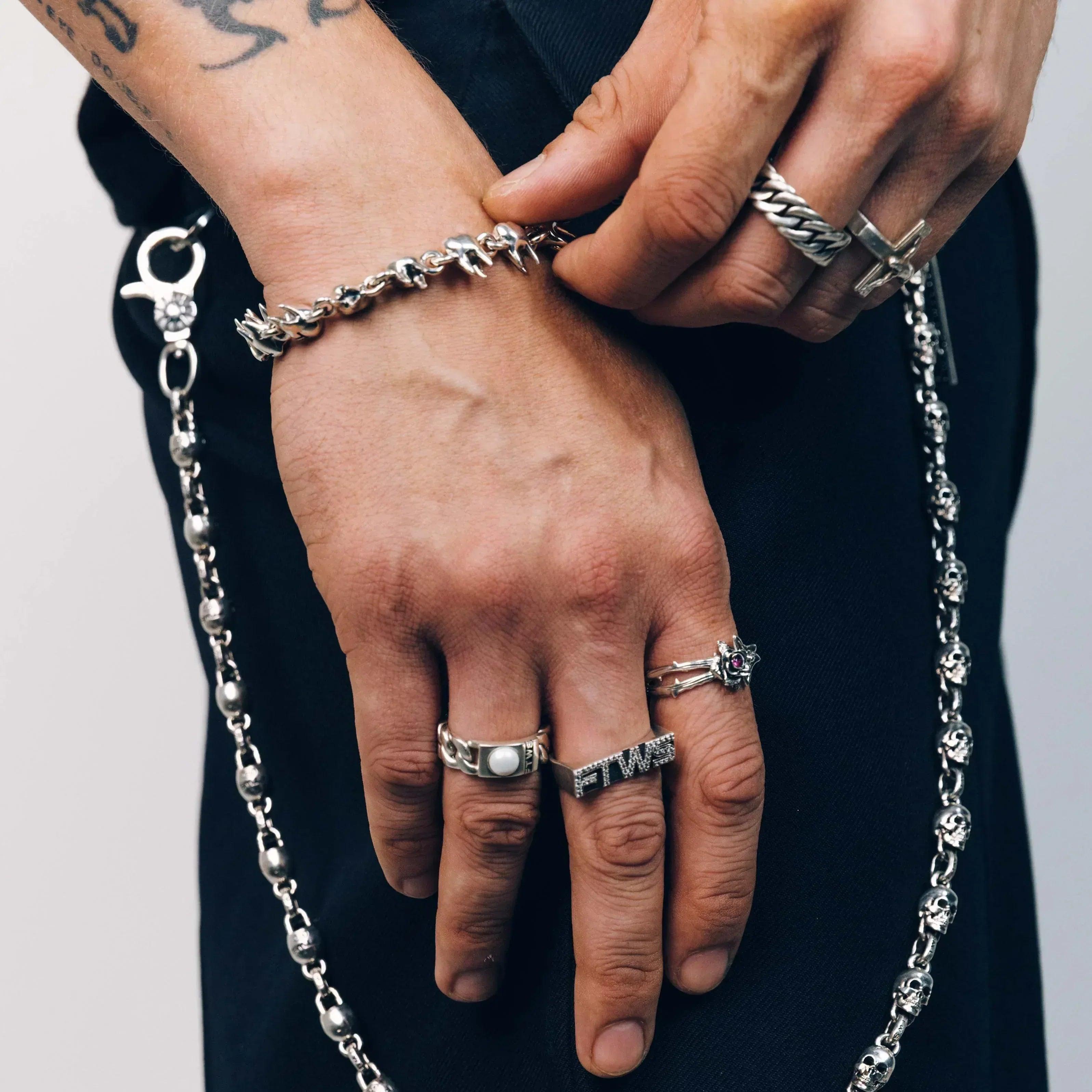 Skull Chain Bracelet - FOR THOSE WHO SIN - VENTURER