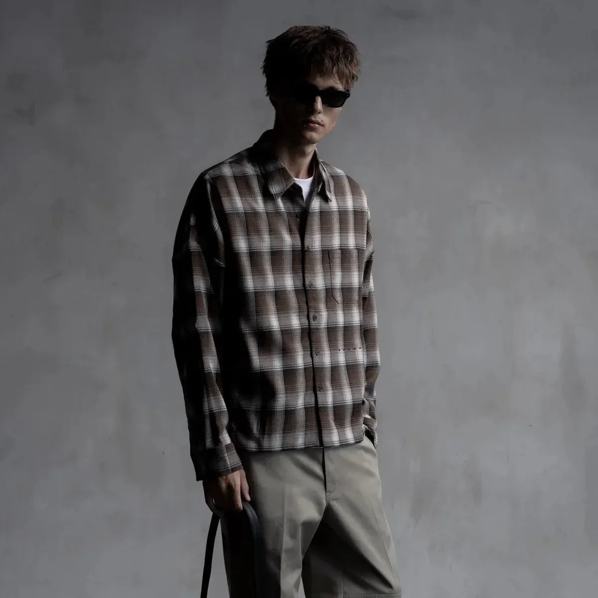 Oversized Plaid Buttondown - STAMPD - VENTURER
