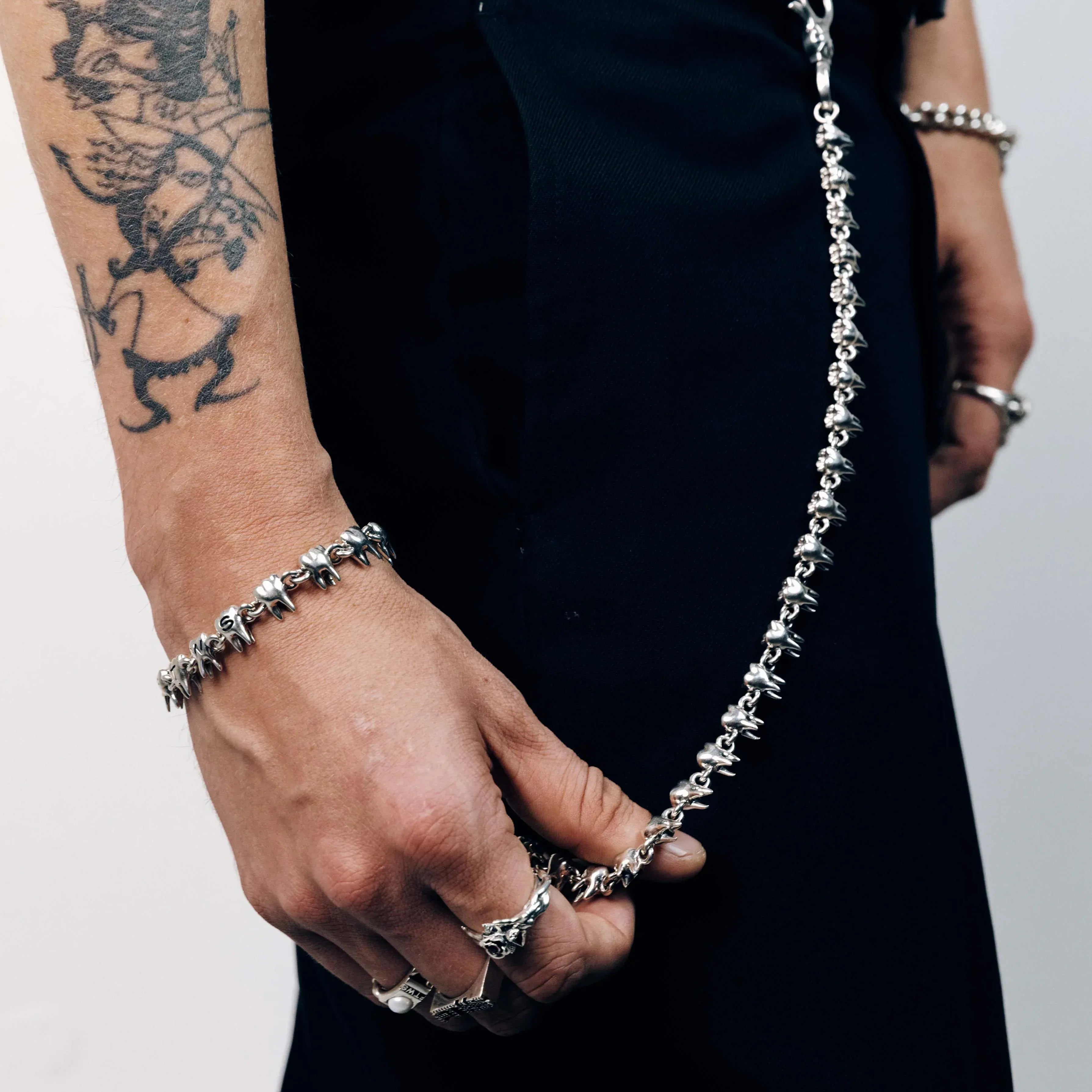 Crooked Smile Wallet Chain - FOR THOSE WHO SIN - VENTURER