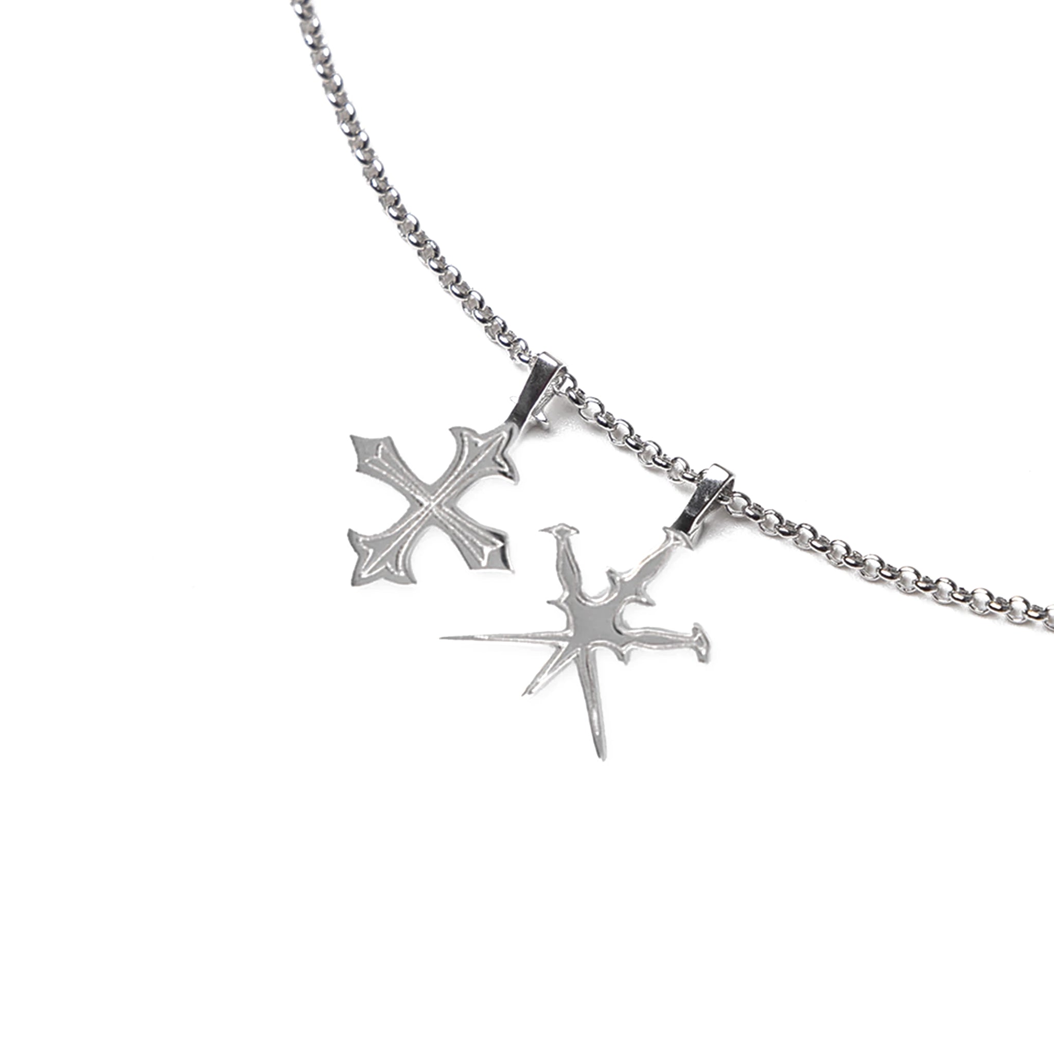 Tiny Dagger Cross Necklace