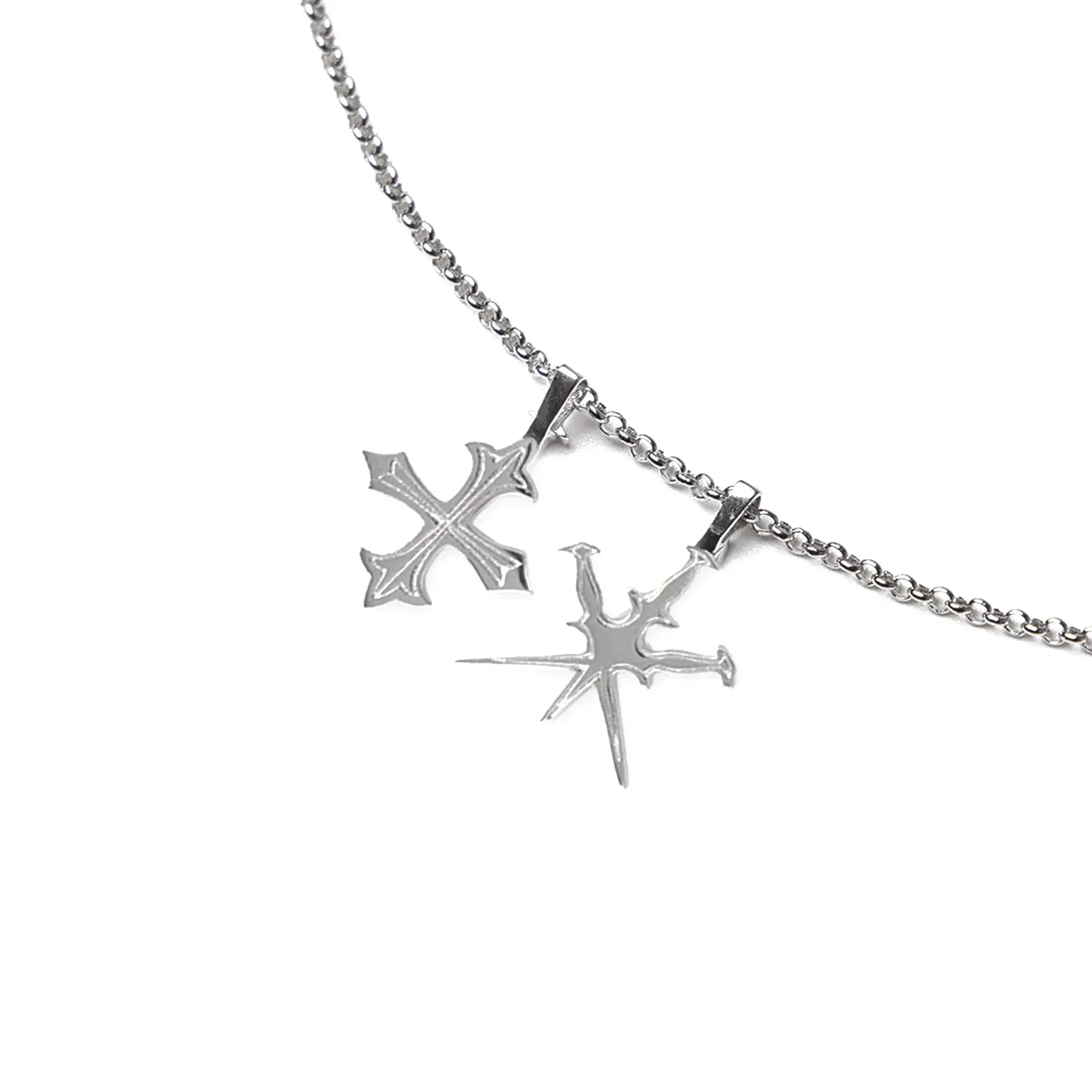 Tiny Dagger Cross Necklace - UNKNOWN LONDON - VENTURER