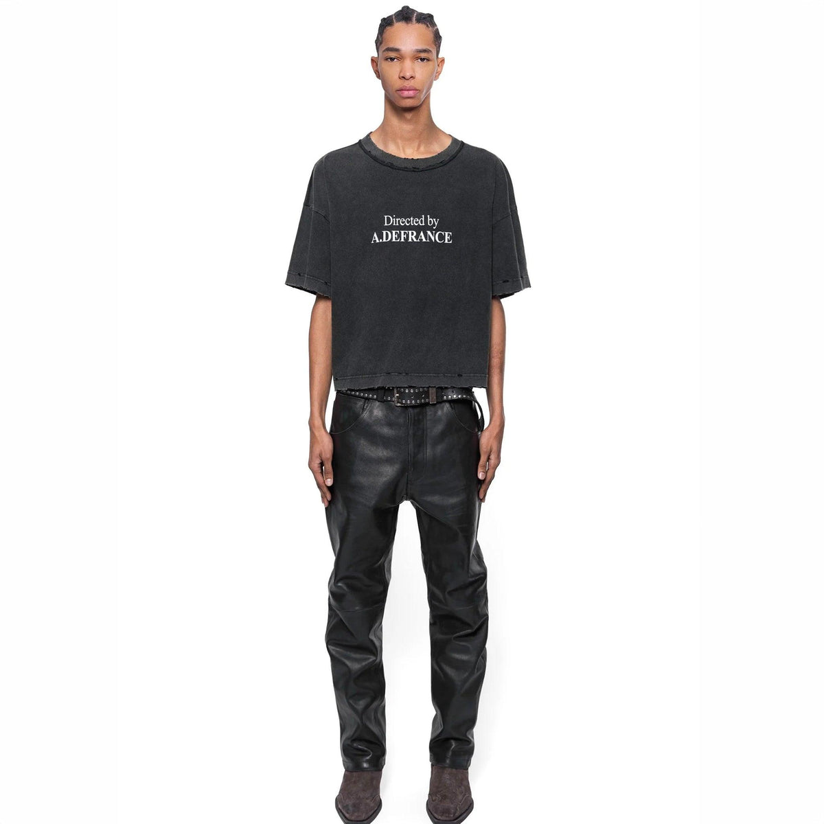 Directed By A.Defrance Vintage Cropped T-Shirt