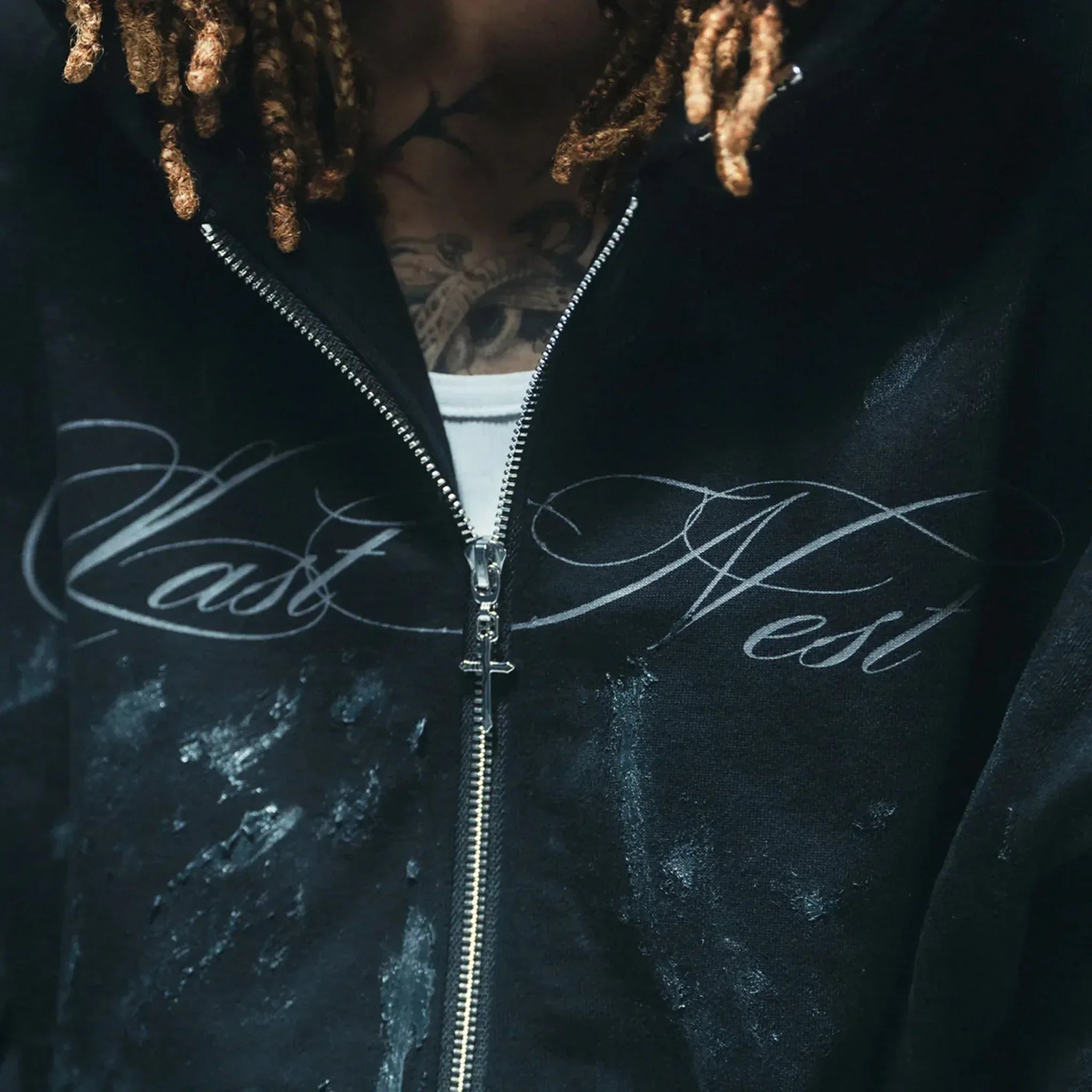 Coating Logo Hoodie - LAST NEST - VENTURER