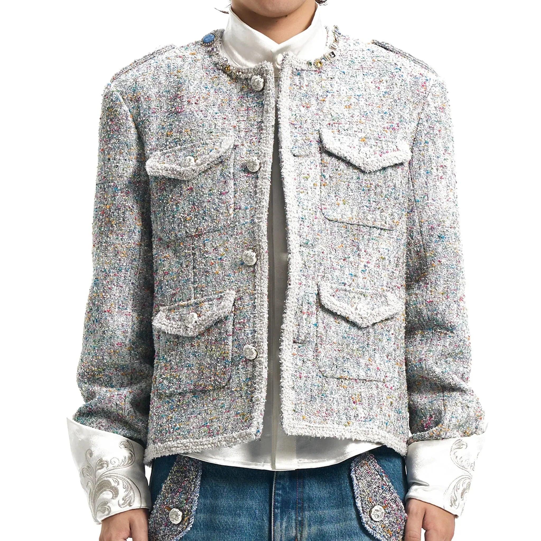 Boucle Tweed Short Jacket - BIRTH OF ROYAL CHILD - VENTURER