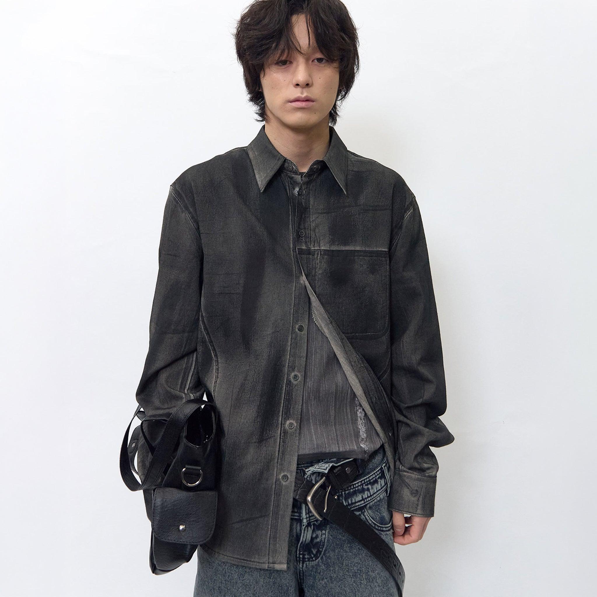 Oil Wash Relaxed Shirt