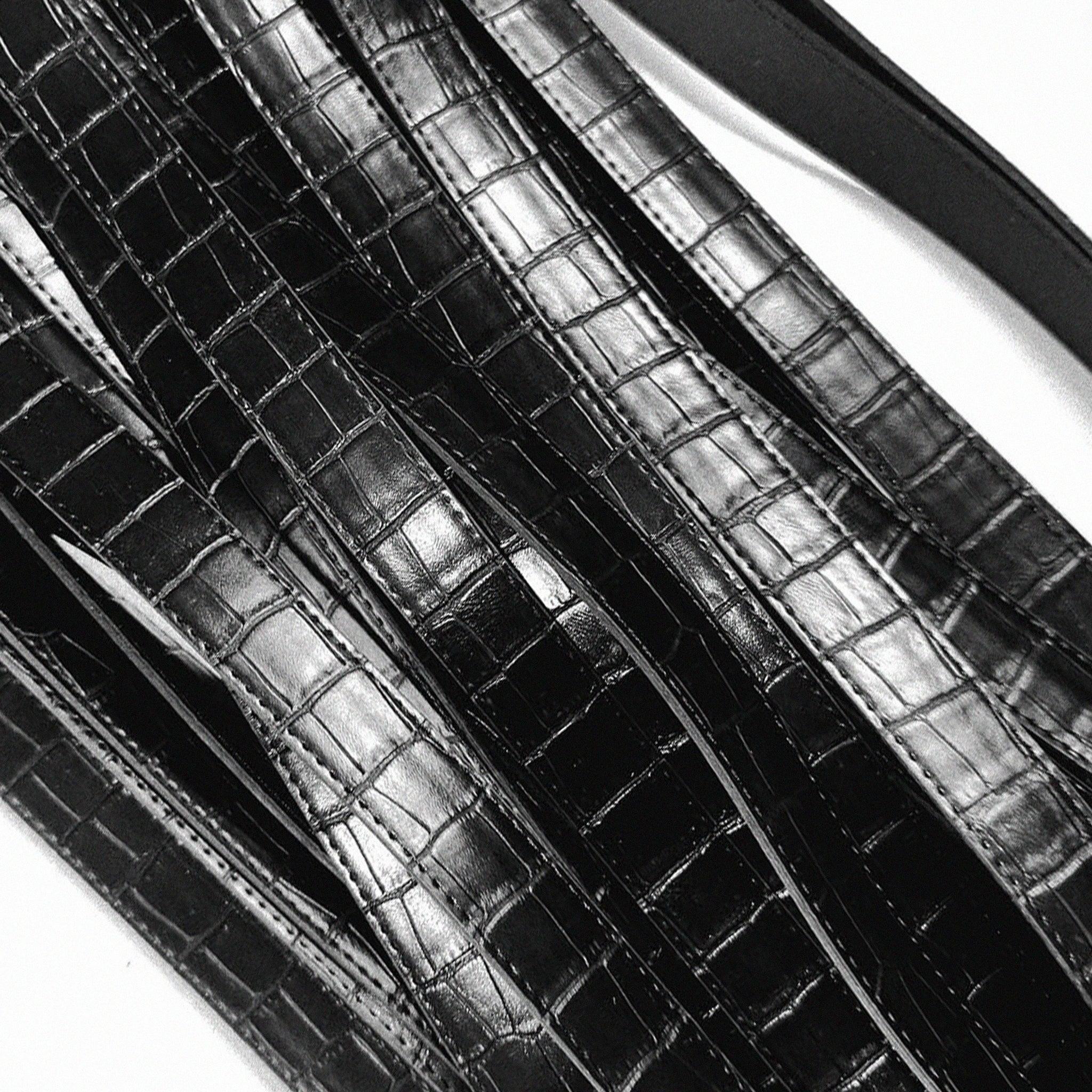 AX Crocodile Texture Belt