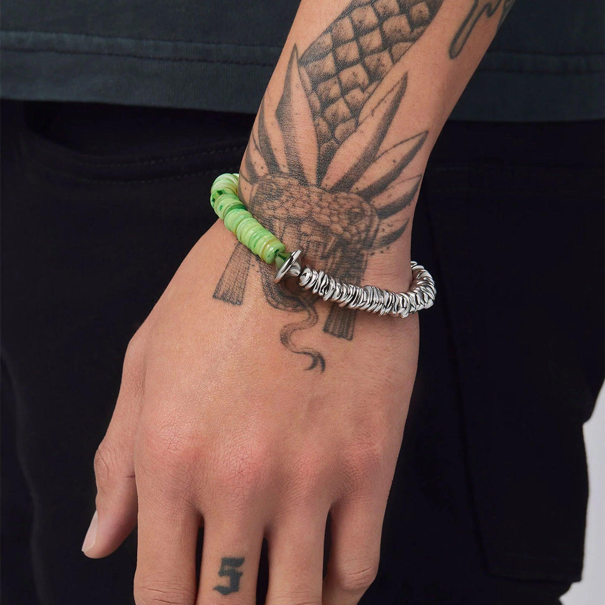 Foamline Jade Bracelet